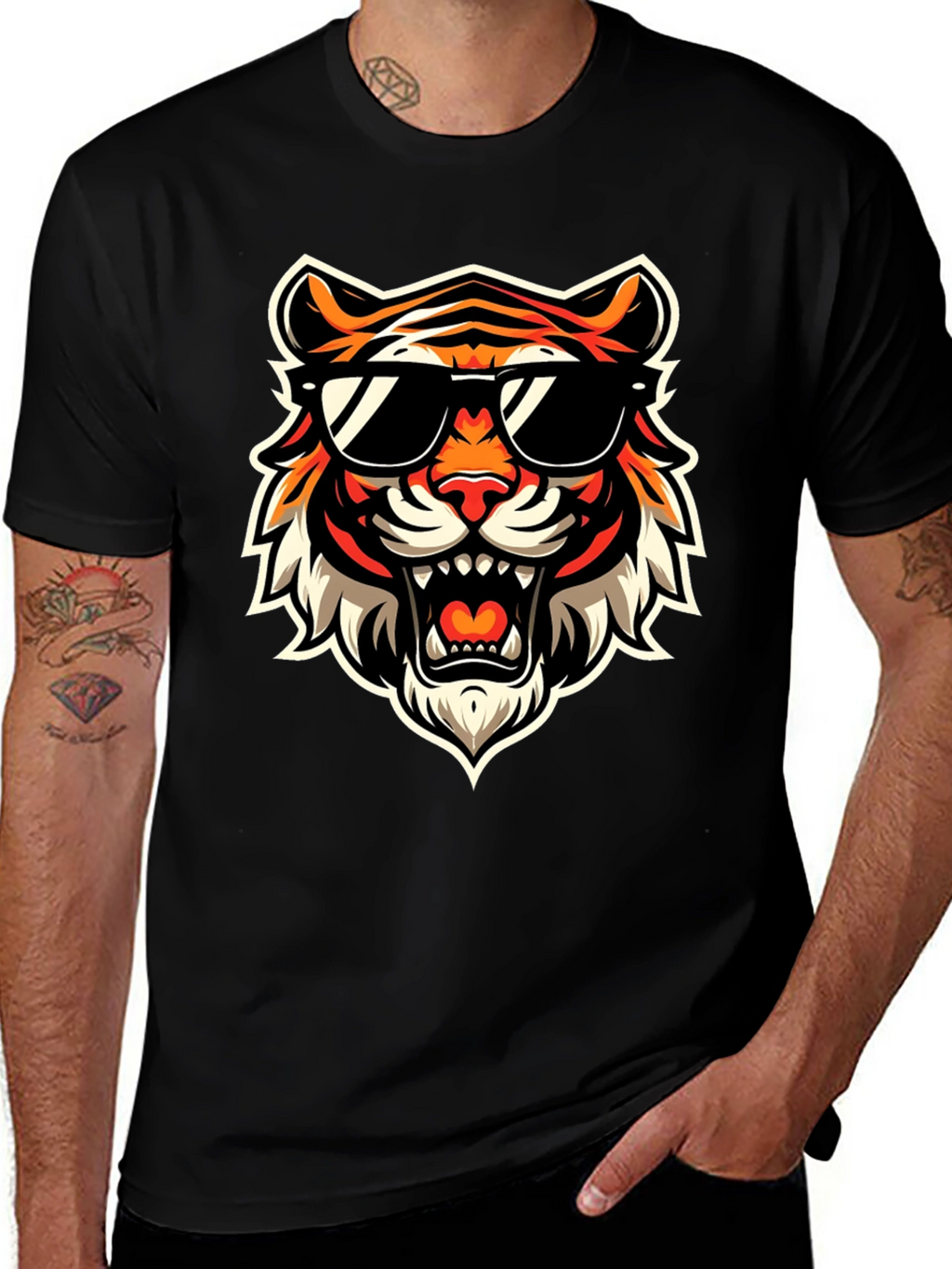 Cool Tiger Graphic Tee - Bold Streetwear