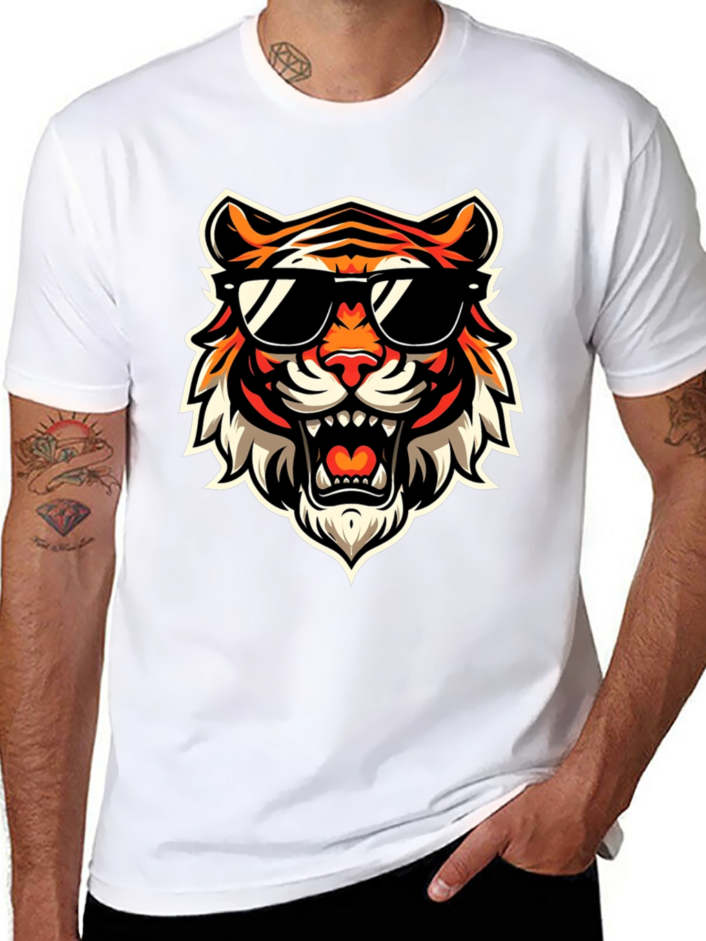 Cool Tiger Graphic Tee - Bold Streetwear