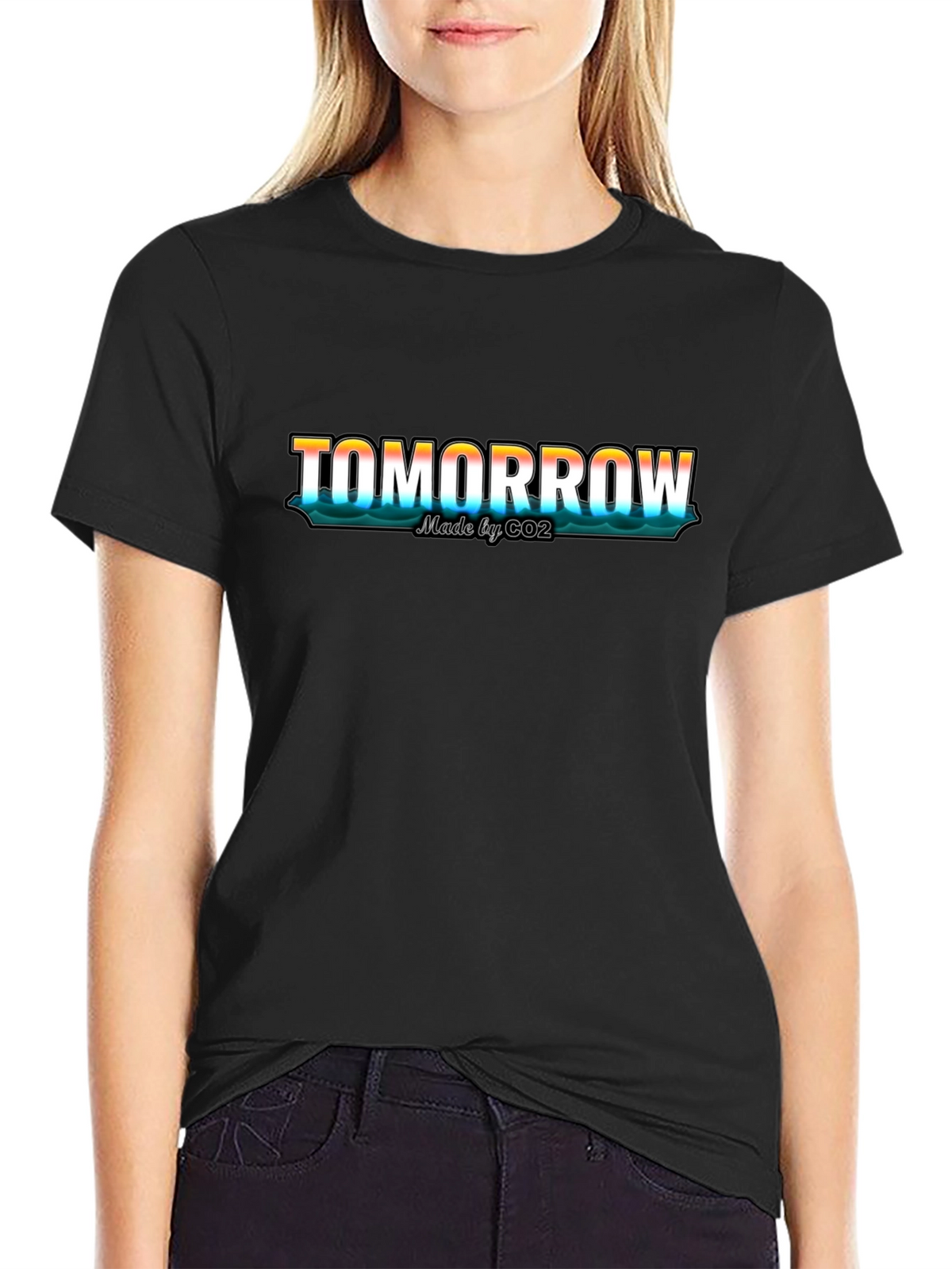 Tomorrow Made by CO2 Black T-Shirt