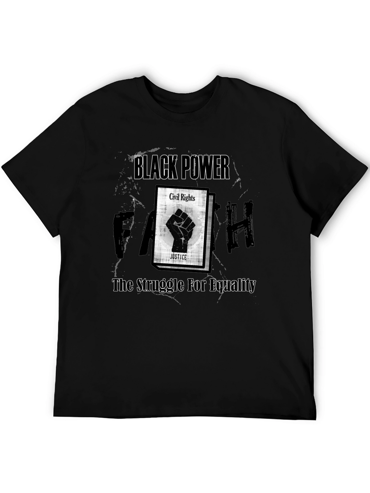 Black Power Civil Rights Equality Graphic T-Shirt