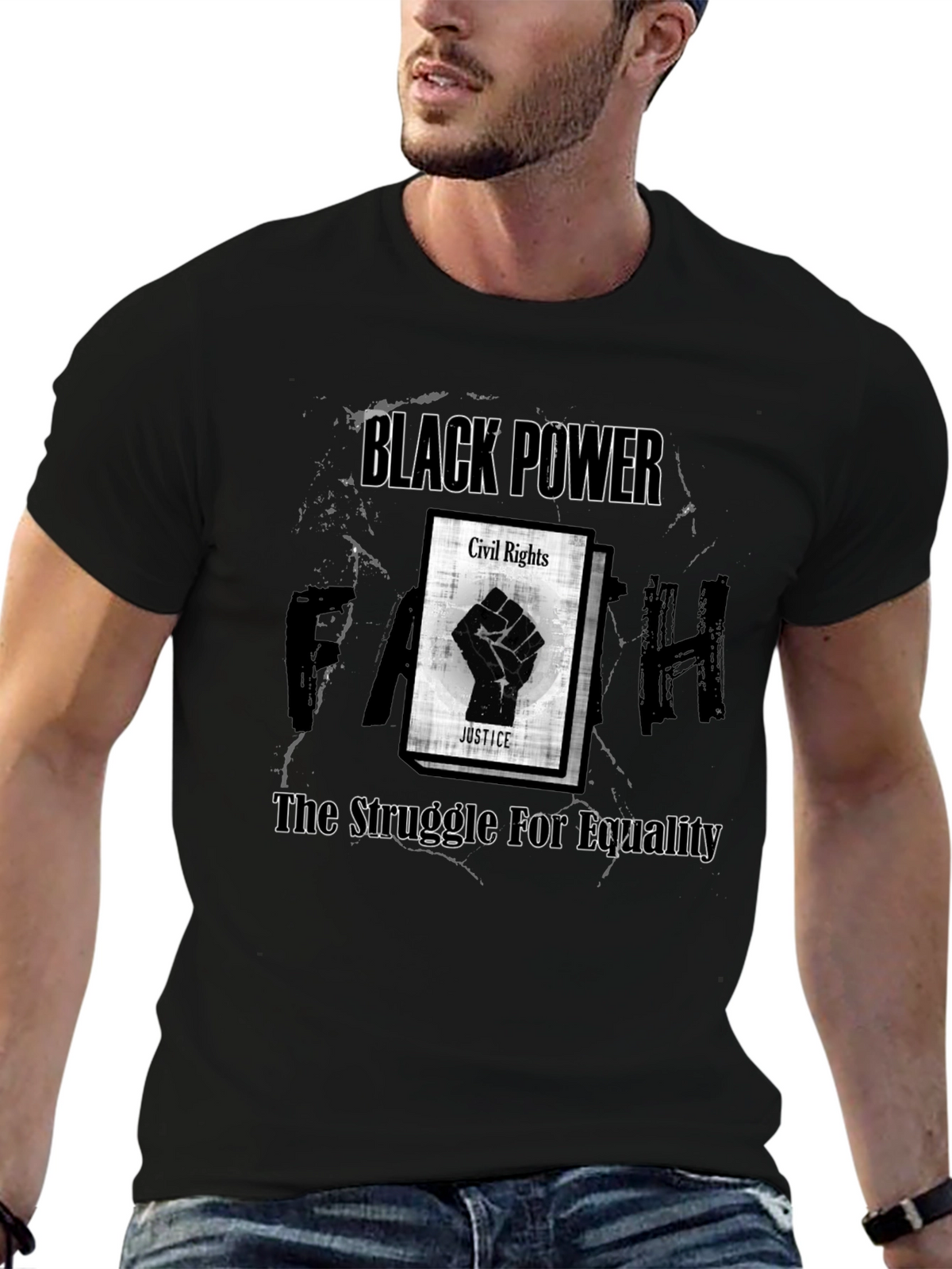 Black Power Civil Rights Equality Graphic T-Shirt