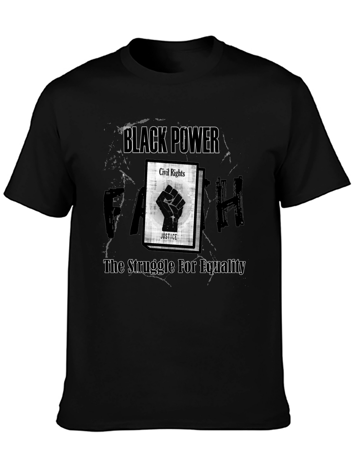 Black Power Civil Rights Equality Graphic T-Shirt