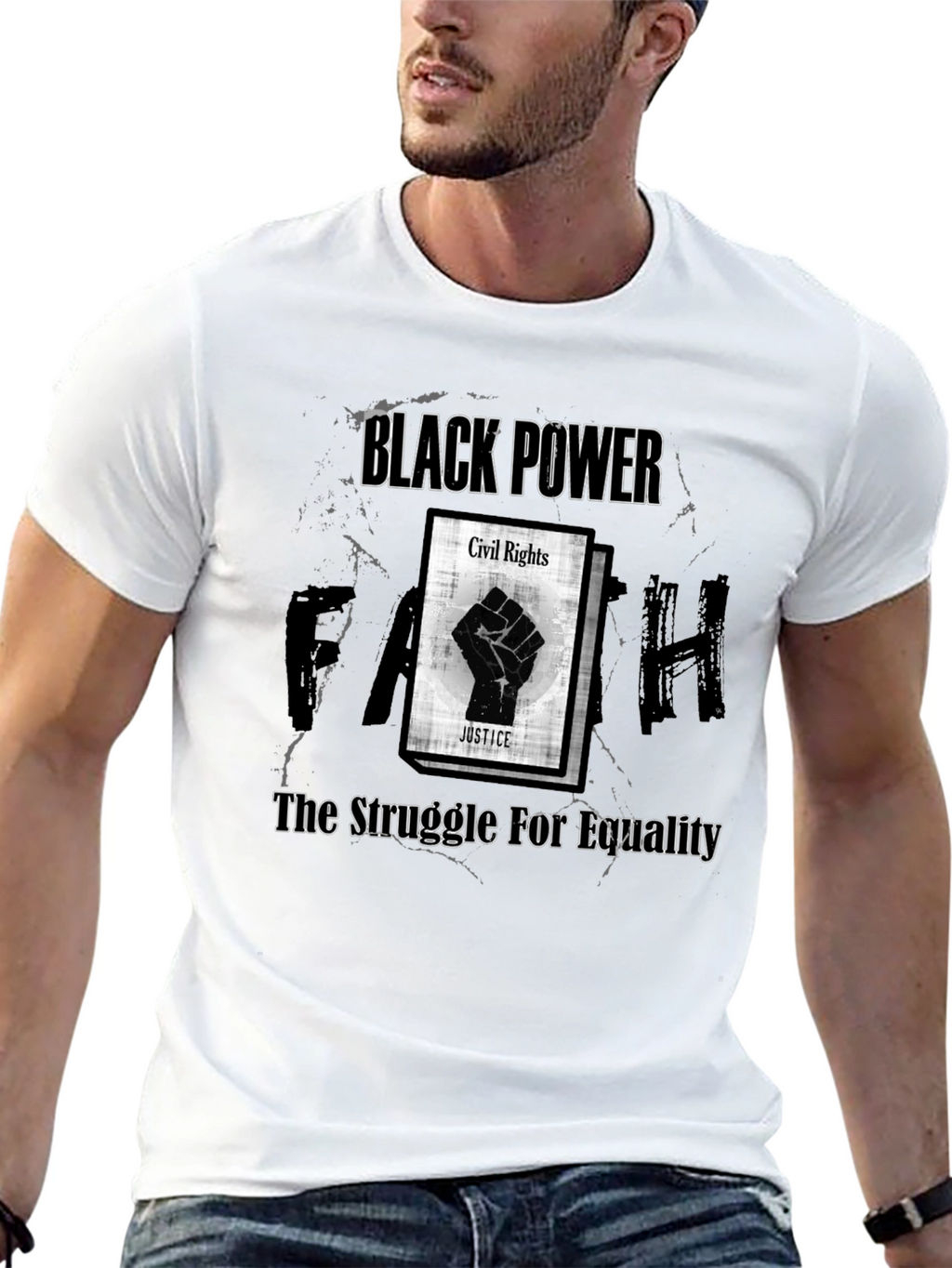 Black Power Civil Rights Equality Graphic T-Shirt