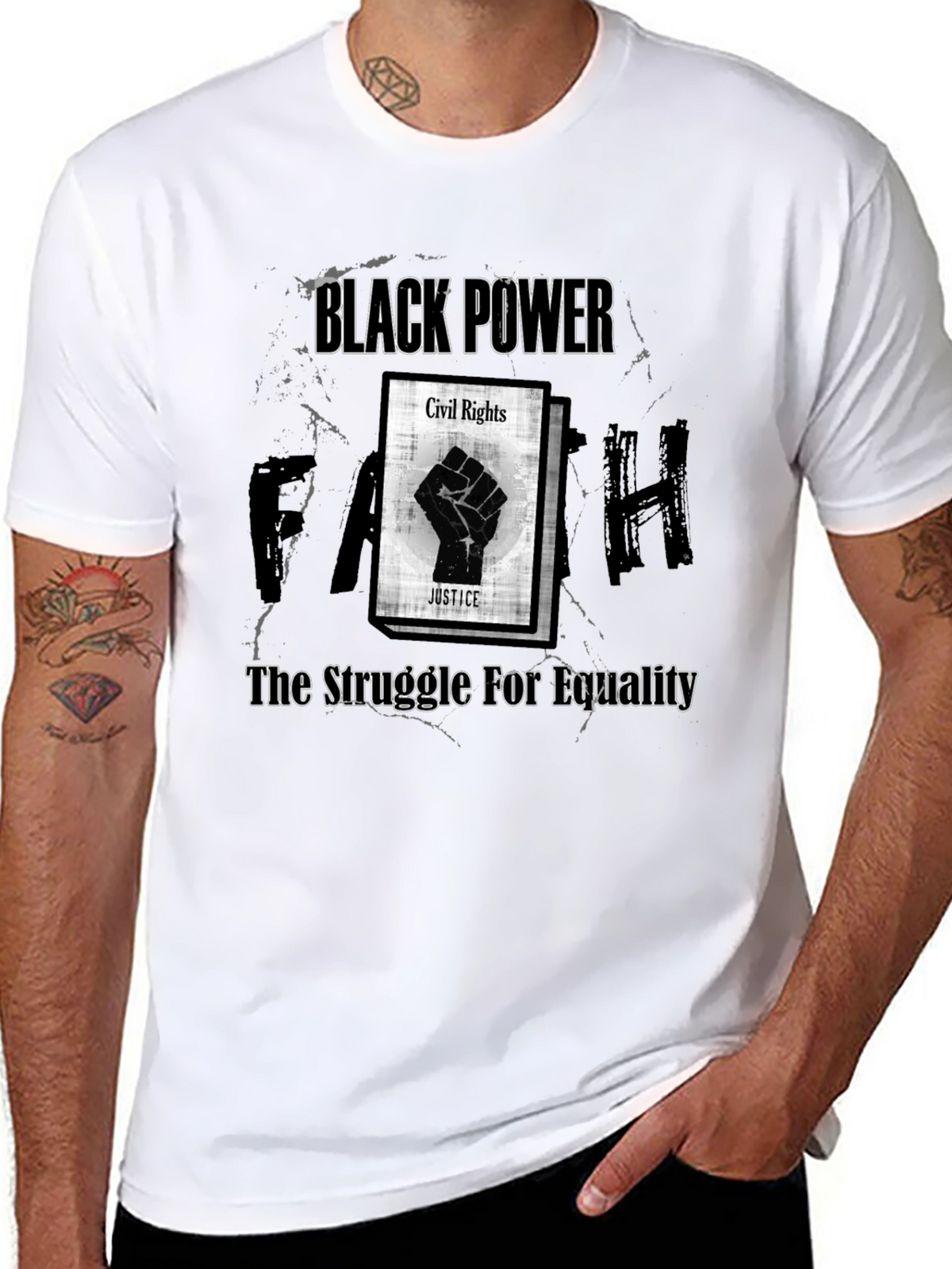 Black Power Civil Rights Equality Graphic T-Shirt