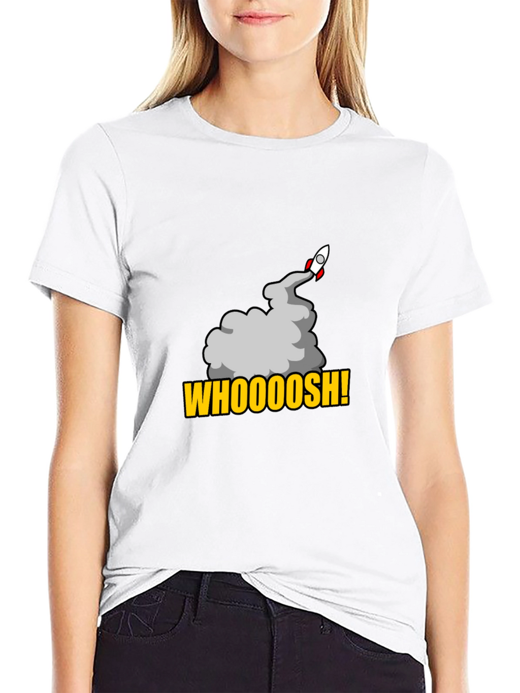 Whoooosh Rocket Graphic T-Shirt