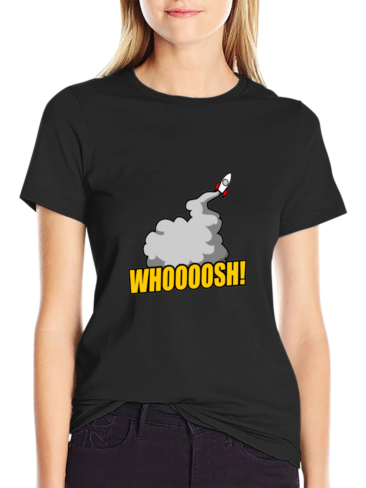 Whoooosh Rocket Graphic T-Shirt