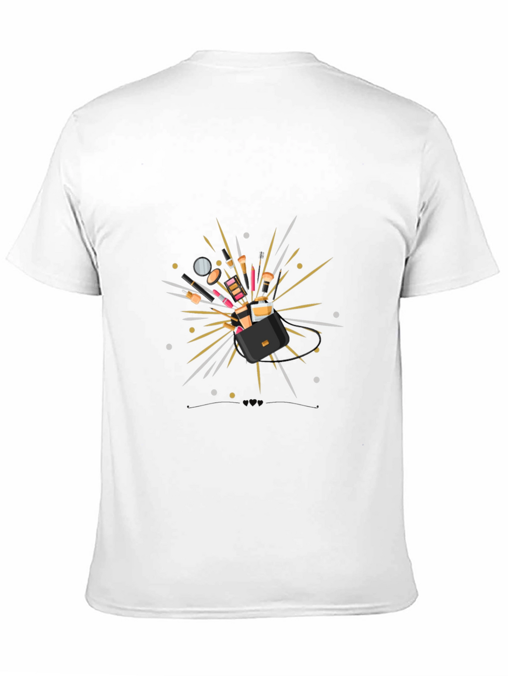 Makeup Explosion Black T-Shirt - Stylish Fashion Tee