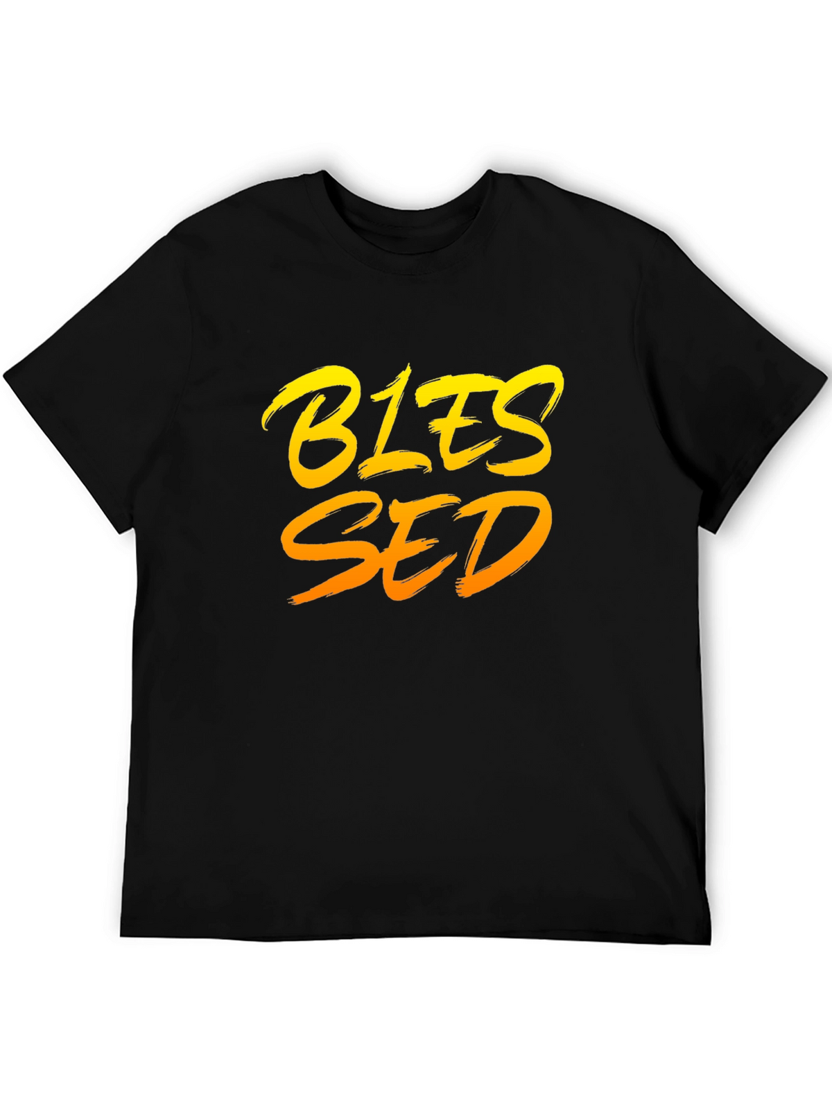 Blessed Graphic Tee - Stylish Black T-Shirt