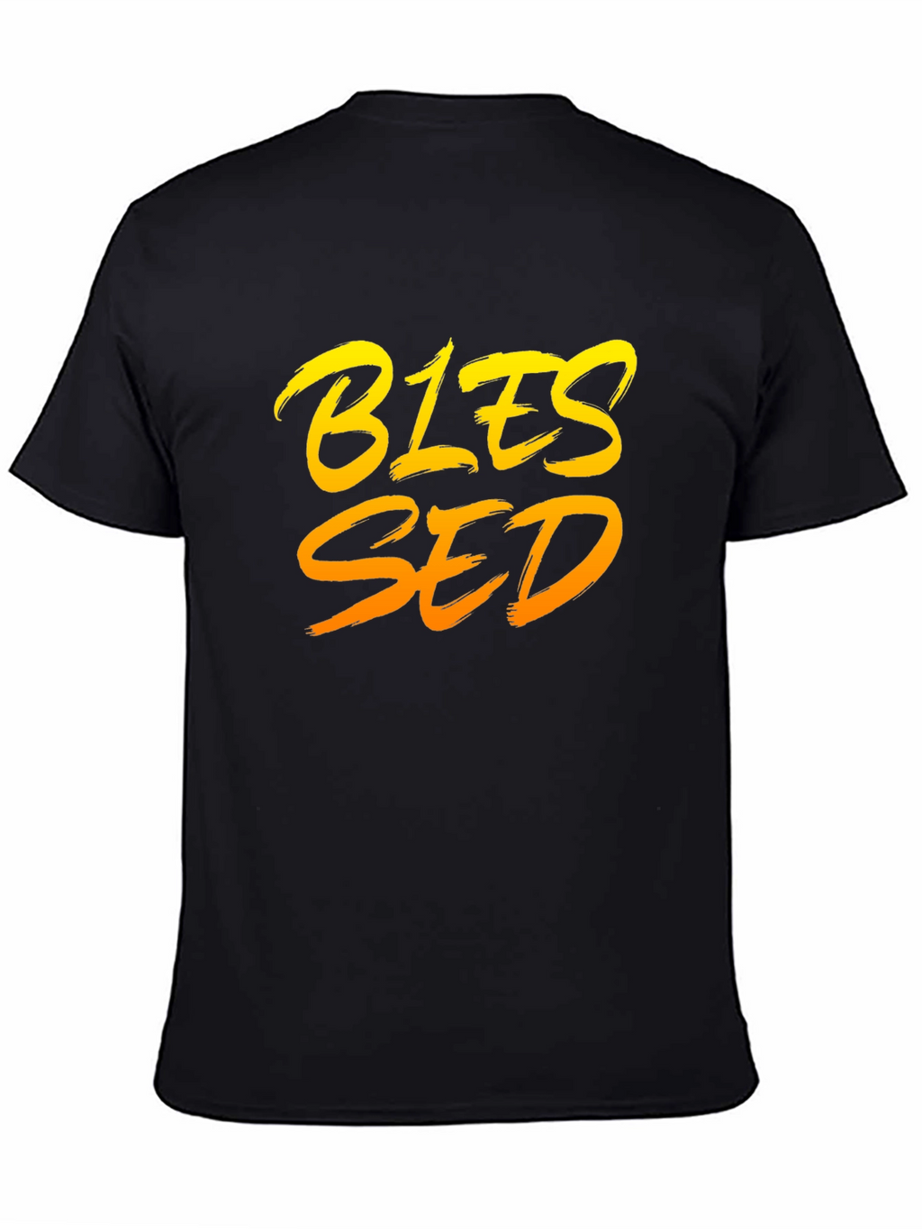 Blessed Graphic Tee - Stylish Black T-Shirt