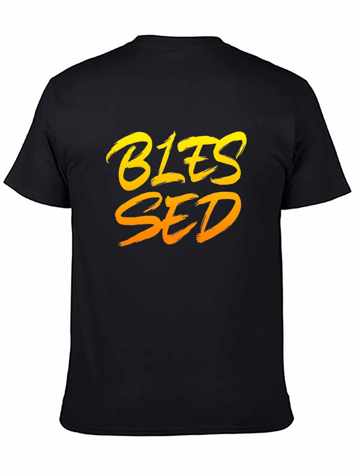 Blessed Graphic Tee - Stylish Black T-Shirt
