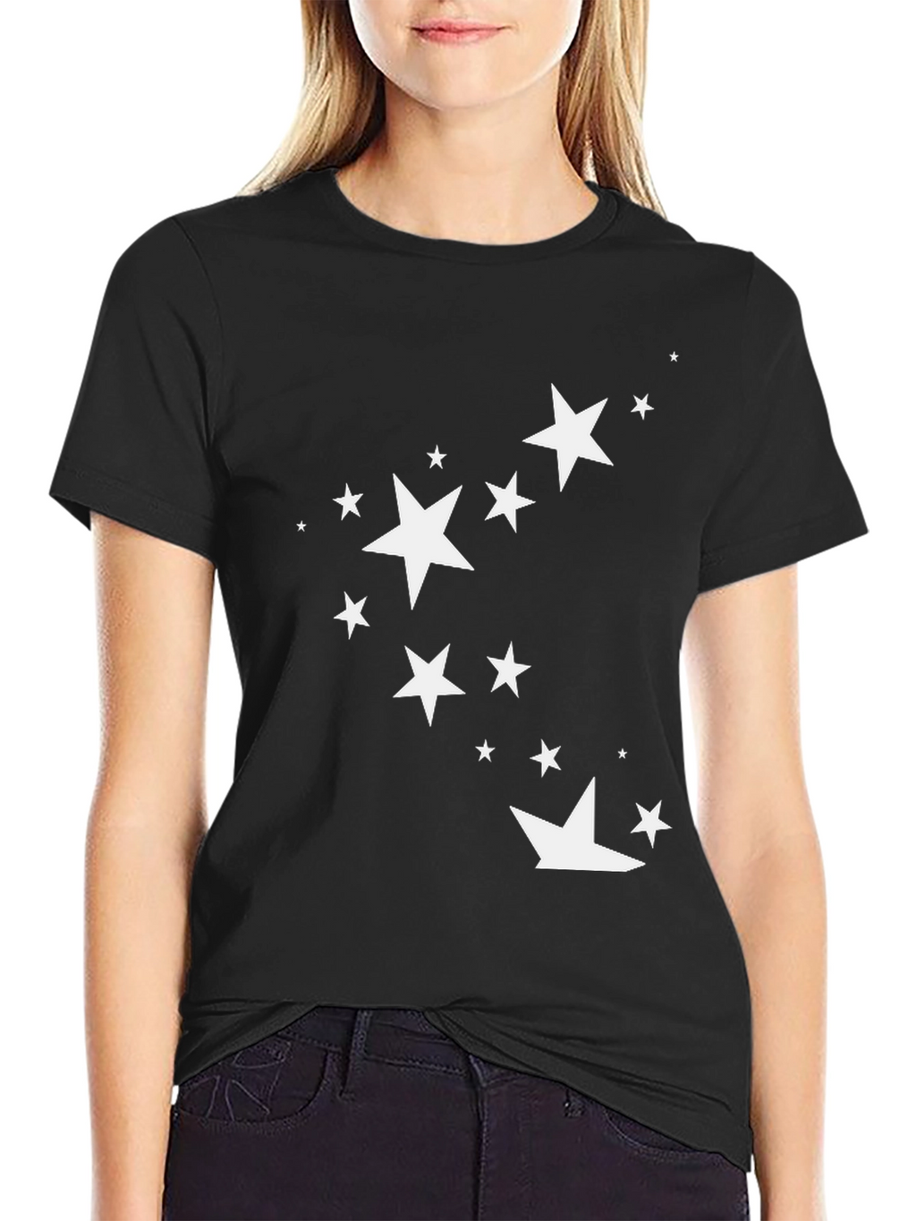 Starry Night Black Tee