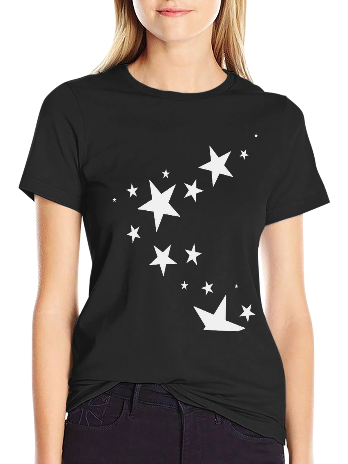 Starry Night Black Tee