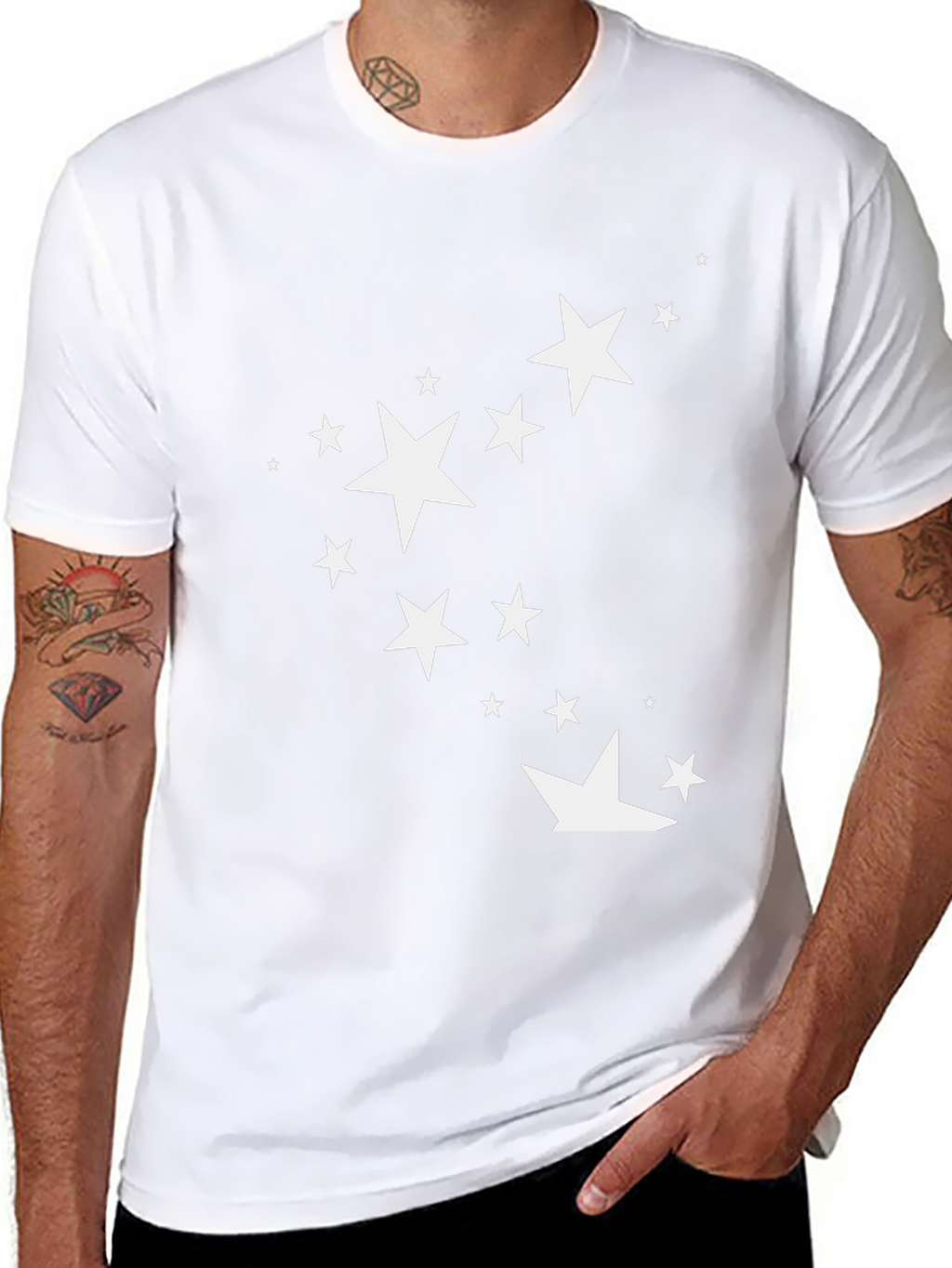 Starry Night Black Tee