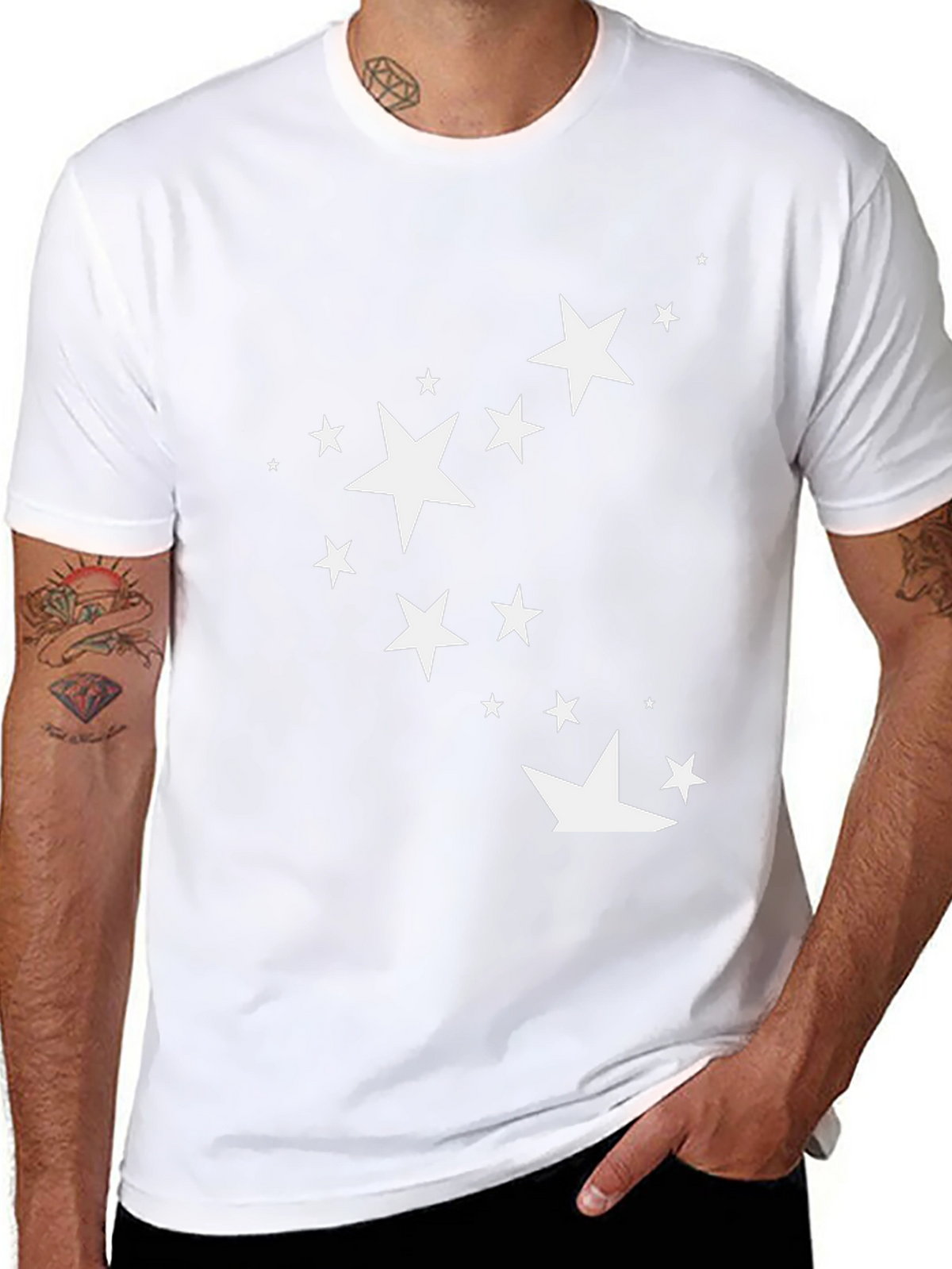 Starry Night Black Tee
