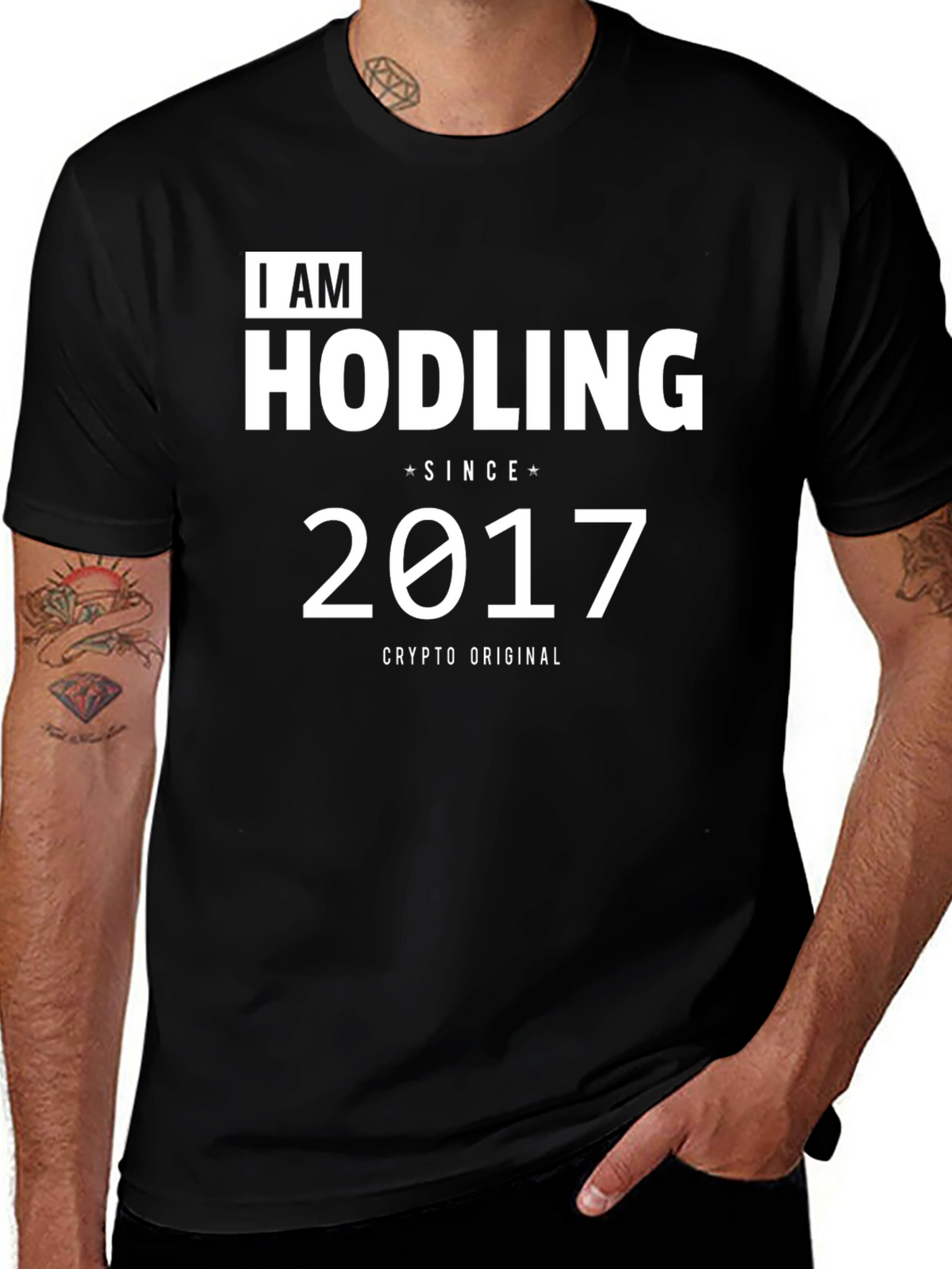 I AM HODLING Since 2017 Crypto T-Shirt