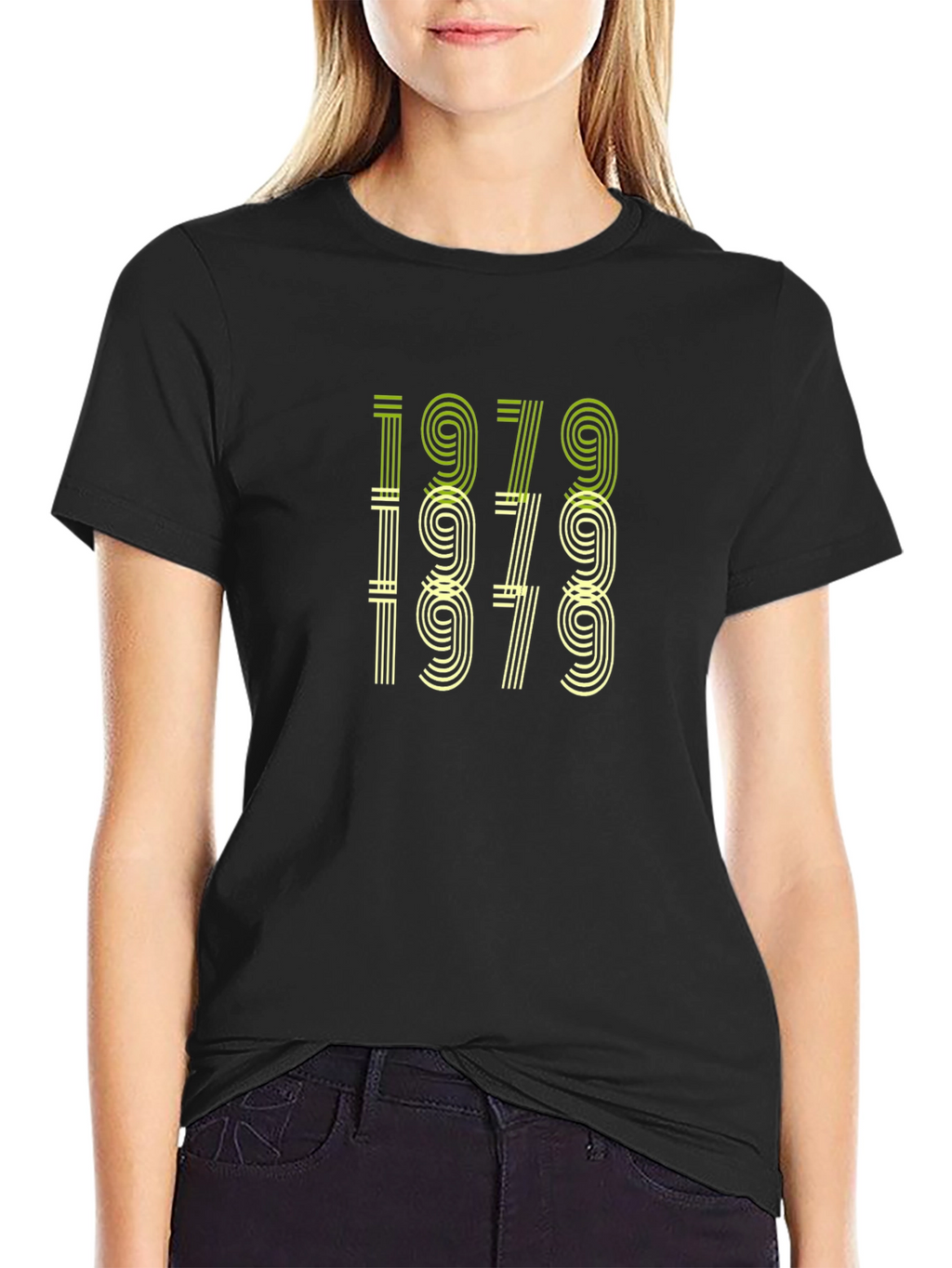 Retro 1979 Graphic Tee - Black