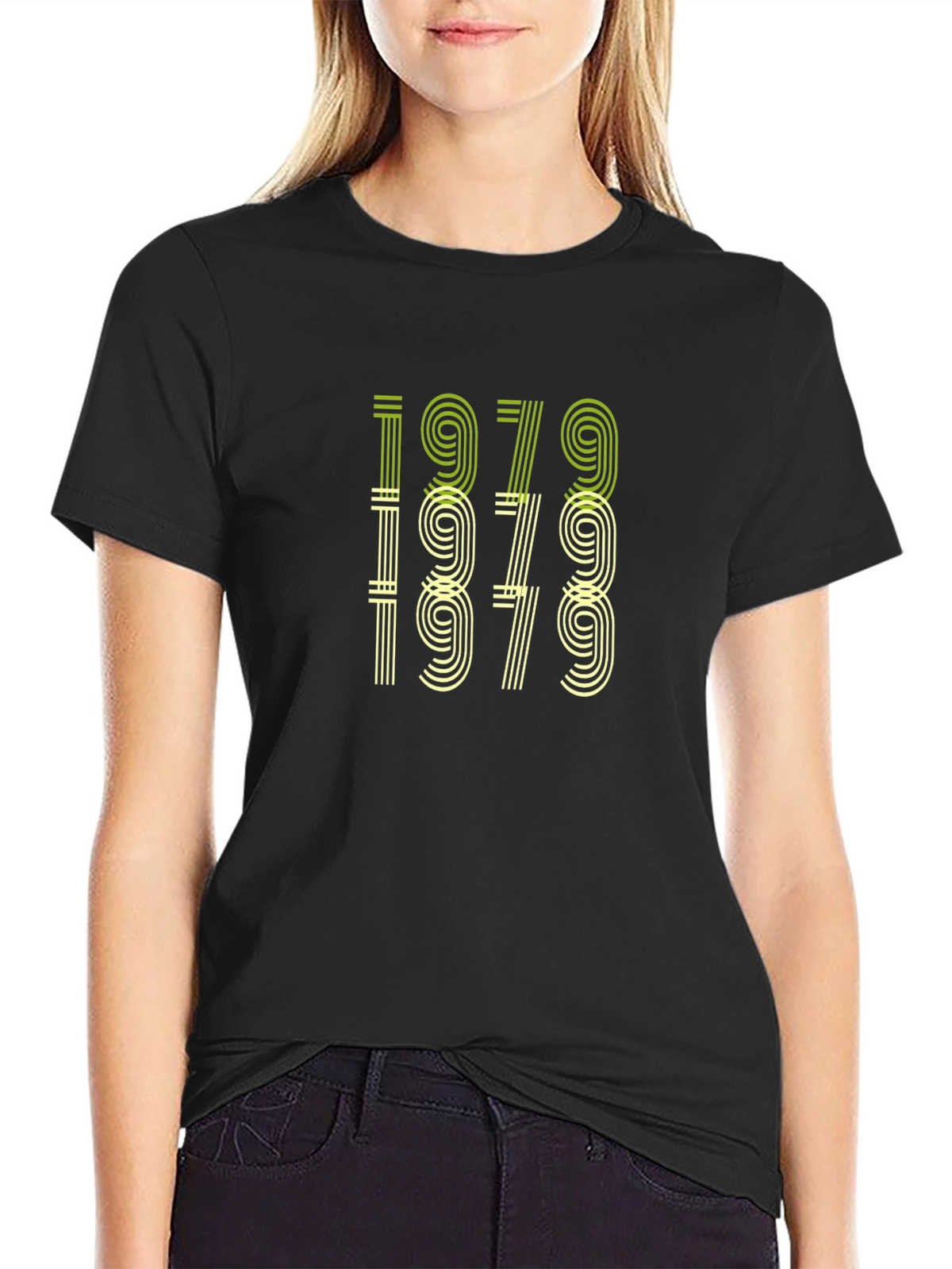 Retro 1979 Graphic Tee - Black