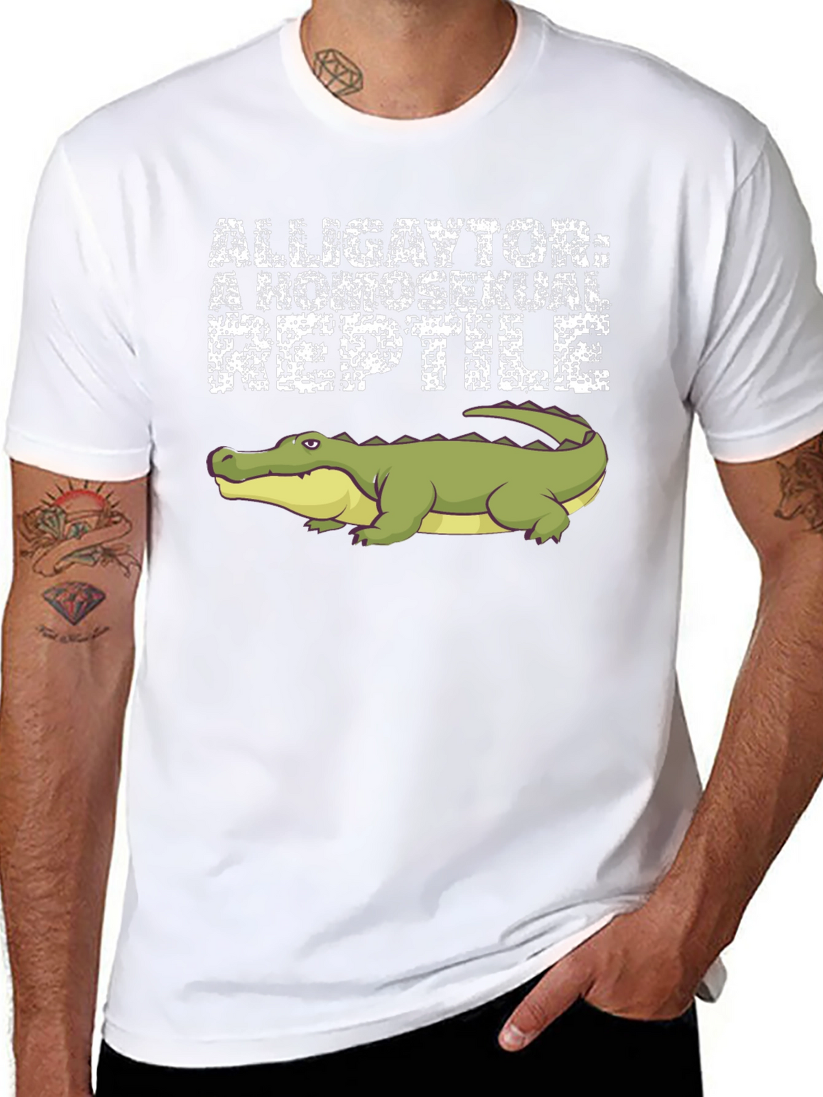 Alligaytor: Homosexual Reptile Graphic T-Shirt