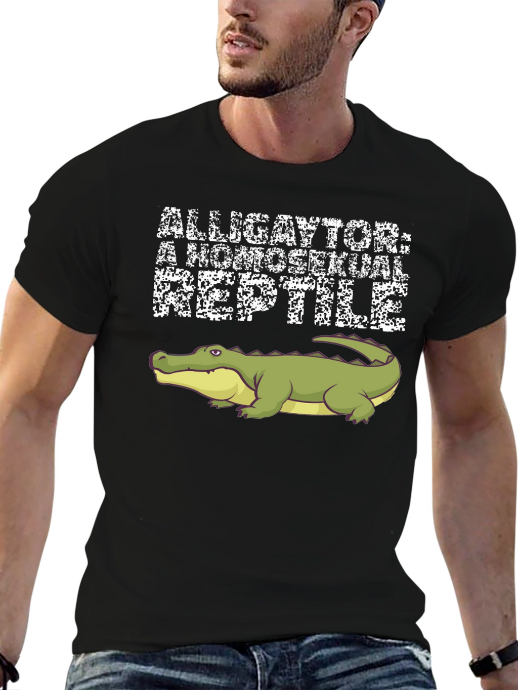 Alligaytor: Homosexual Reptile Graphic T-Shirt