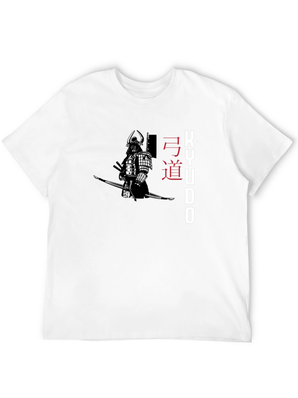 Samurai Warrior Kyudo Black T-Shirt