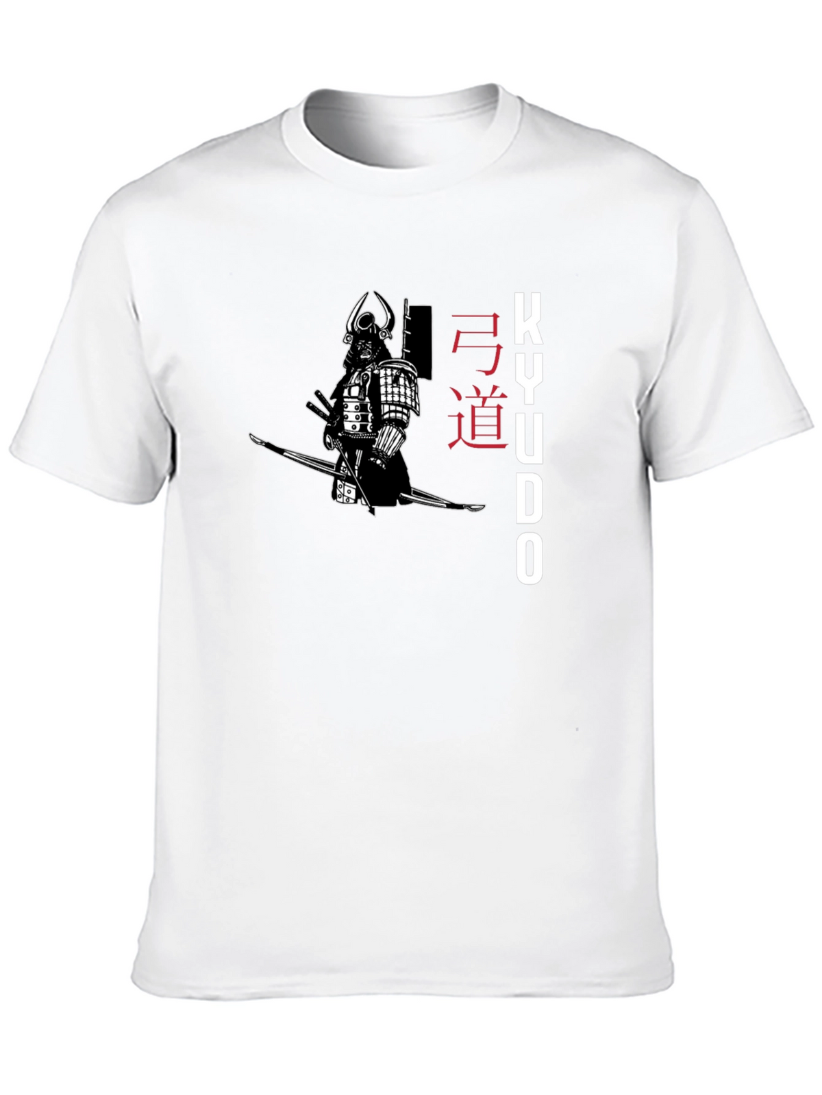 Samurai Warrior Kyudo Black T-Shirt