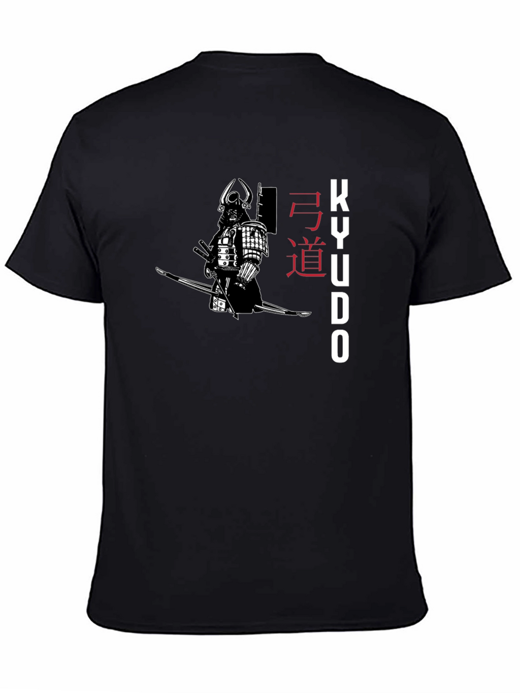 Samurai Warrior Kyudo Black T-Shirt
