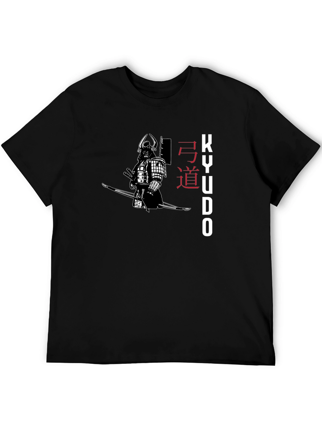 Samurai Warrior Kyudo Black T-Shirt