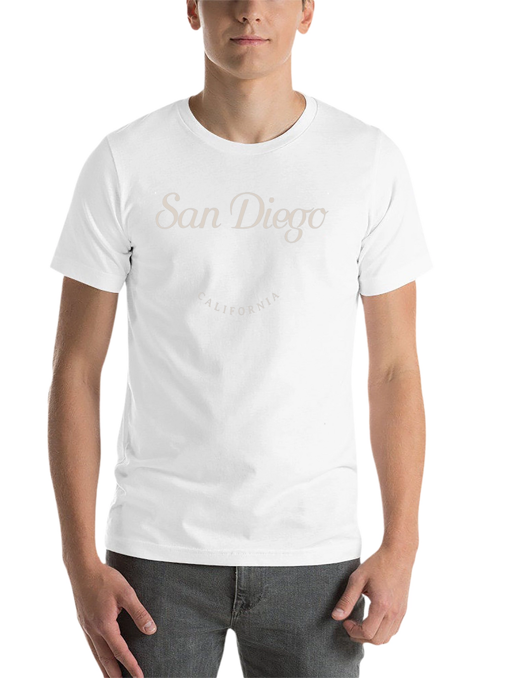 San Diego California Graphic Tee - Black