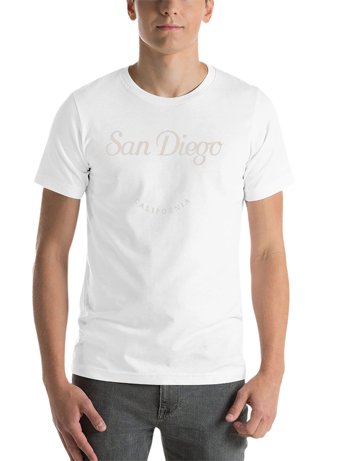 San Diego California Graphic Tee - Black