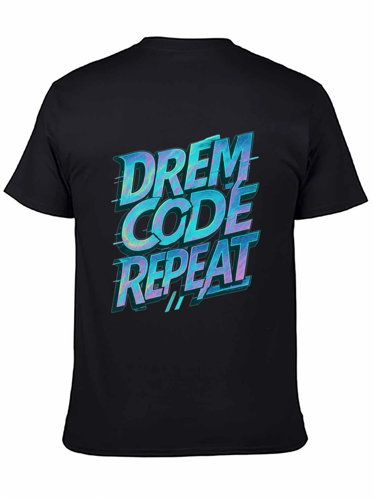 Drem Code Repeat Black T-Shirt