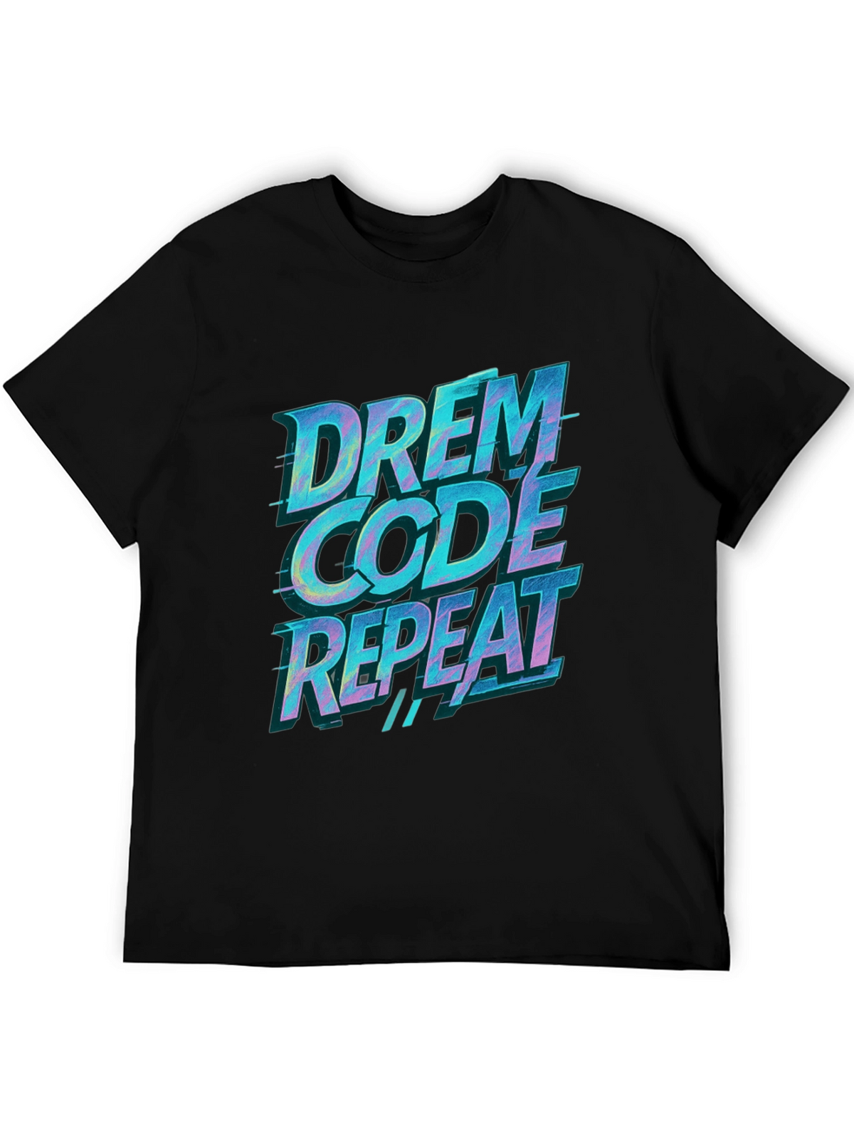 Drem Code Repeat Black T-Shirt