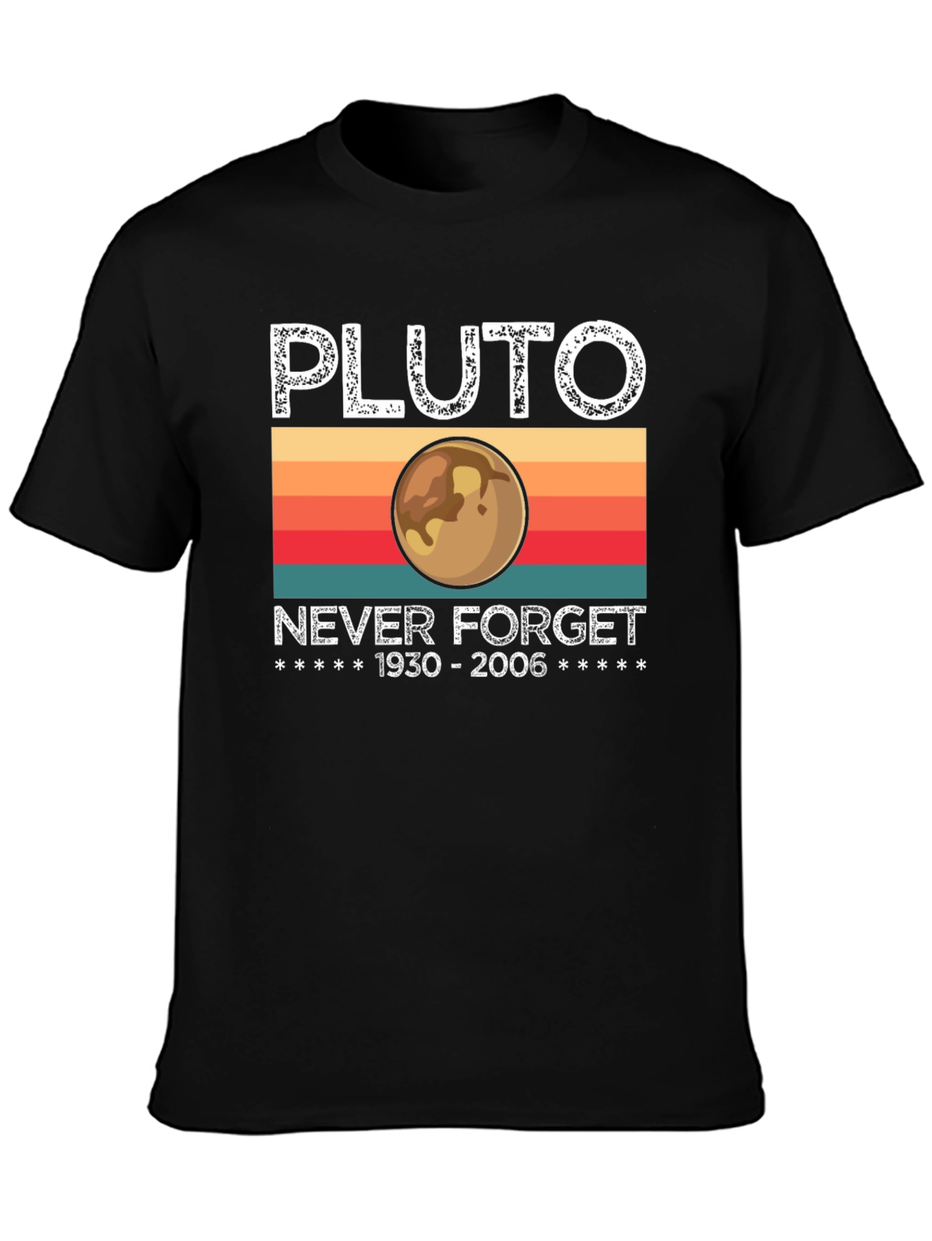 Pluto Never Forget T-Shirt - 1930-2006 Retro