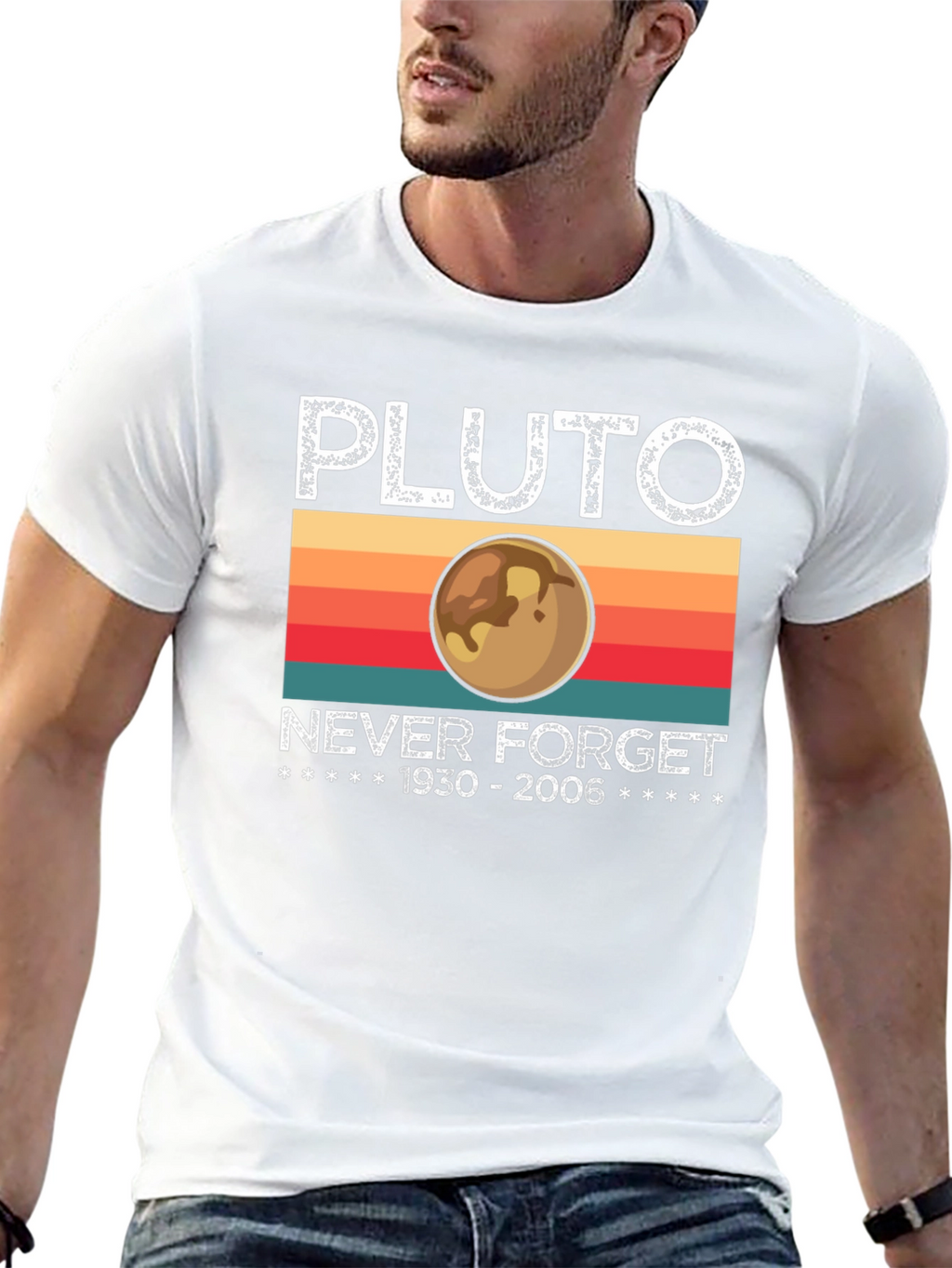 Pluto Never Forget T-Shirt - 1930-2006 Retro