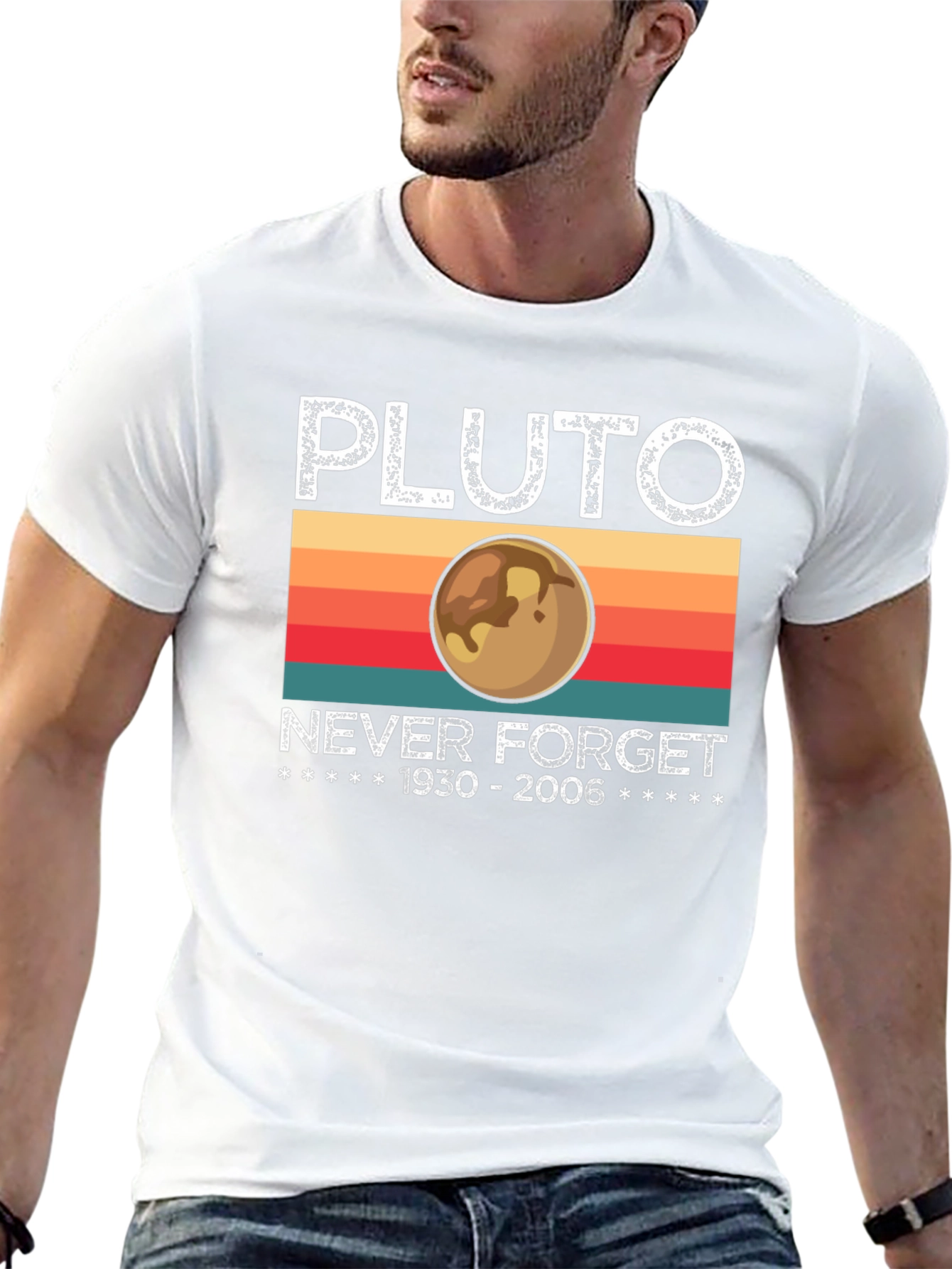 Pluto Never Forget T-Shirt - 1930-2006 Retro