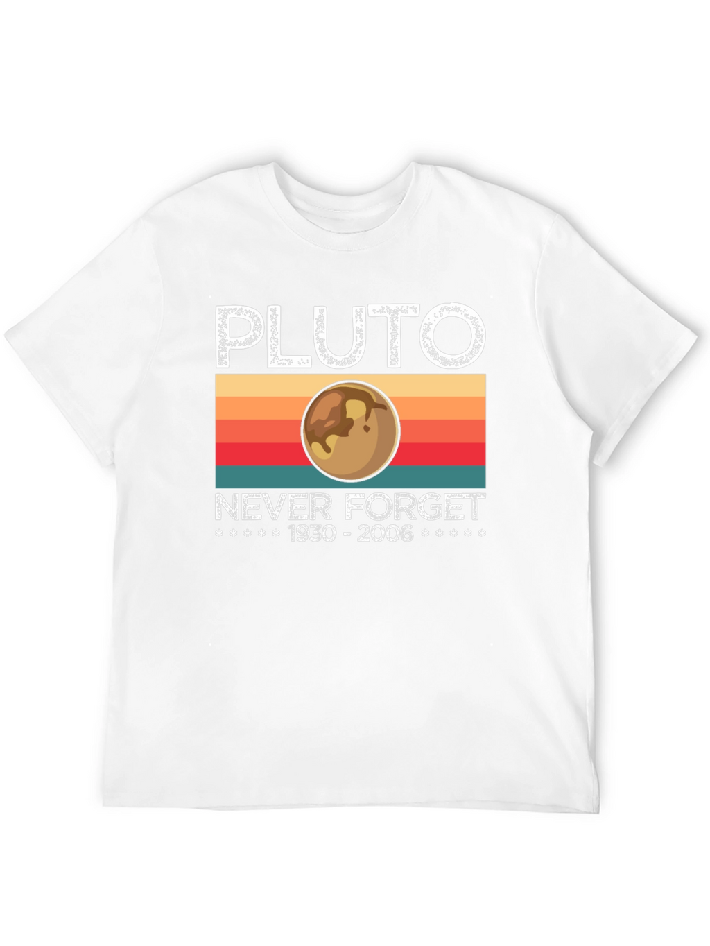 Pluto Never Forget T-Shirt - 1930-2006 Retro