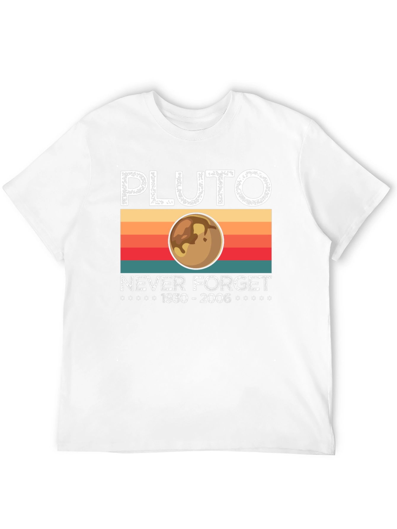 Pluto Never Forget T-Shirt - 1930-2006 Retro