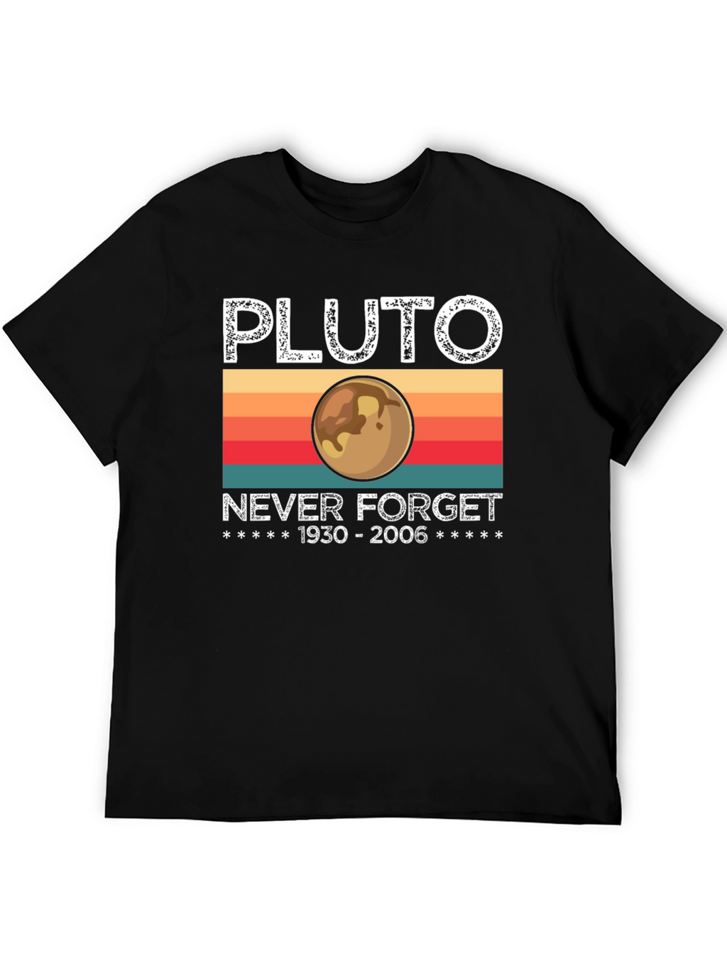 Pluto Never Forget T-Shirt - 1930-2006 Retro