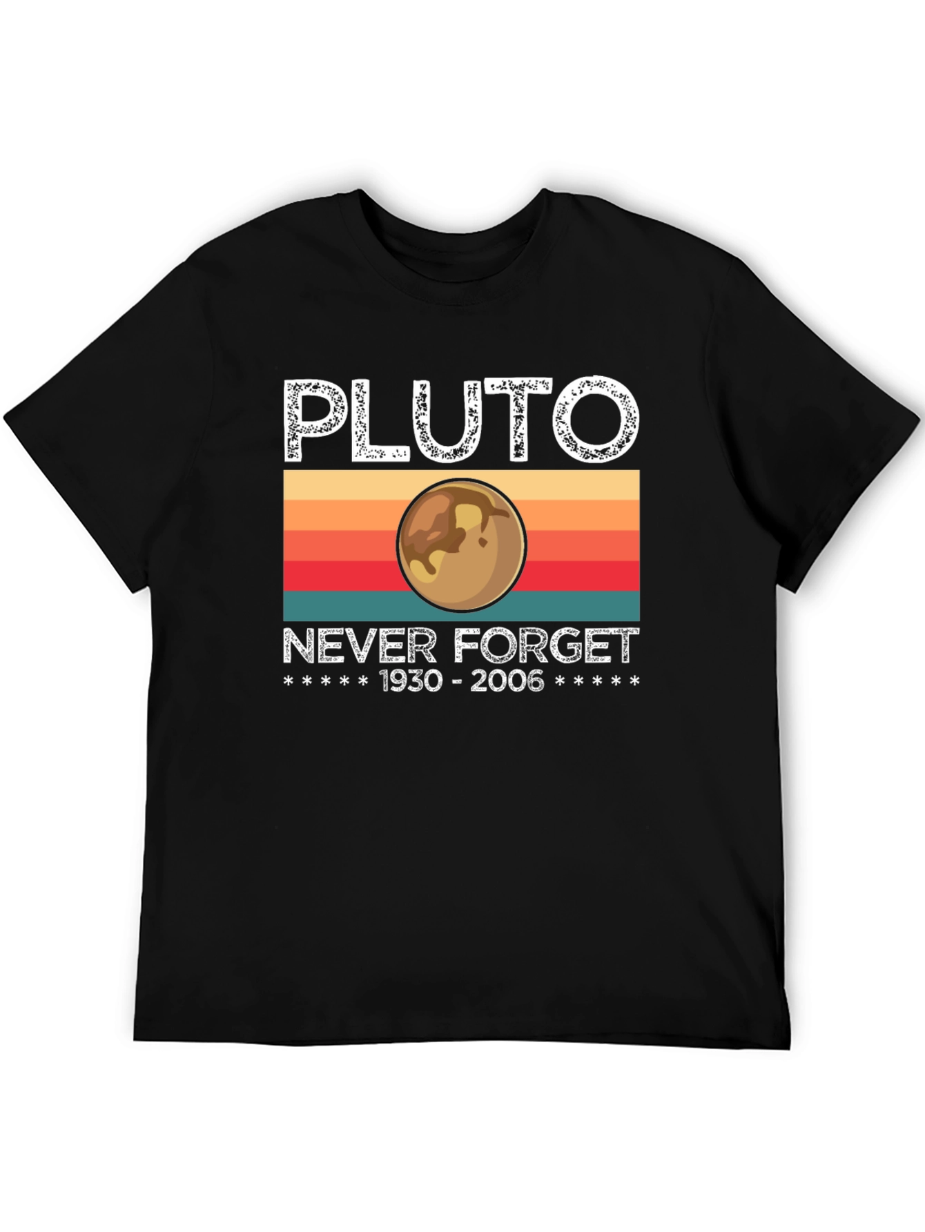 Pluto Never Forget T-Shirt - 1930-2006 Retro