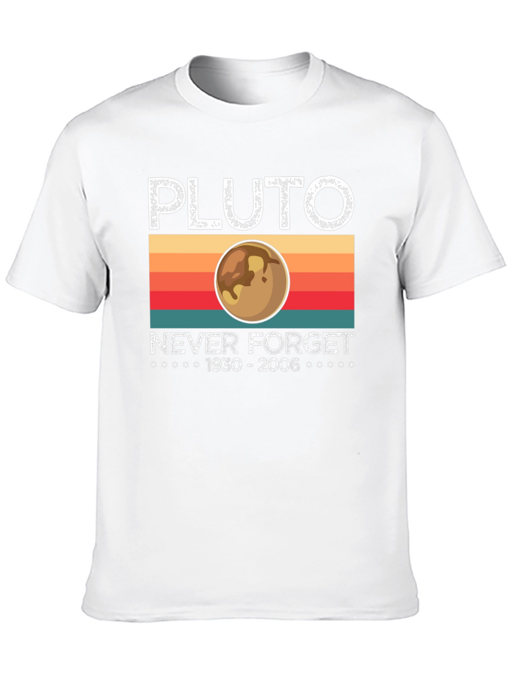 Pluto Never Forget T-Shirt - 1930-2006 Retro