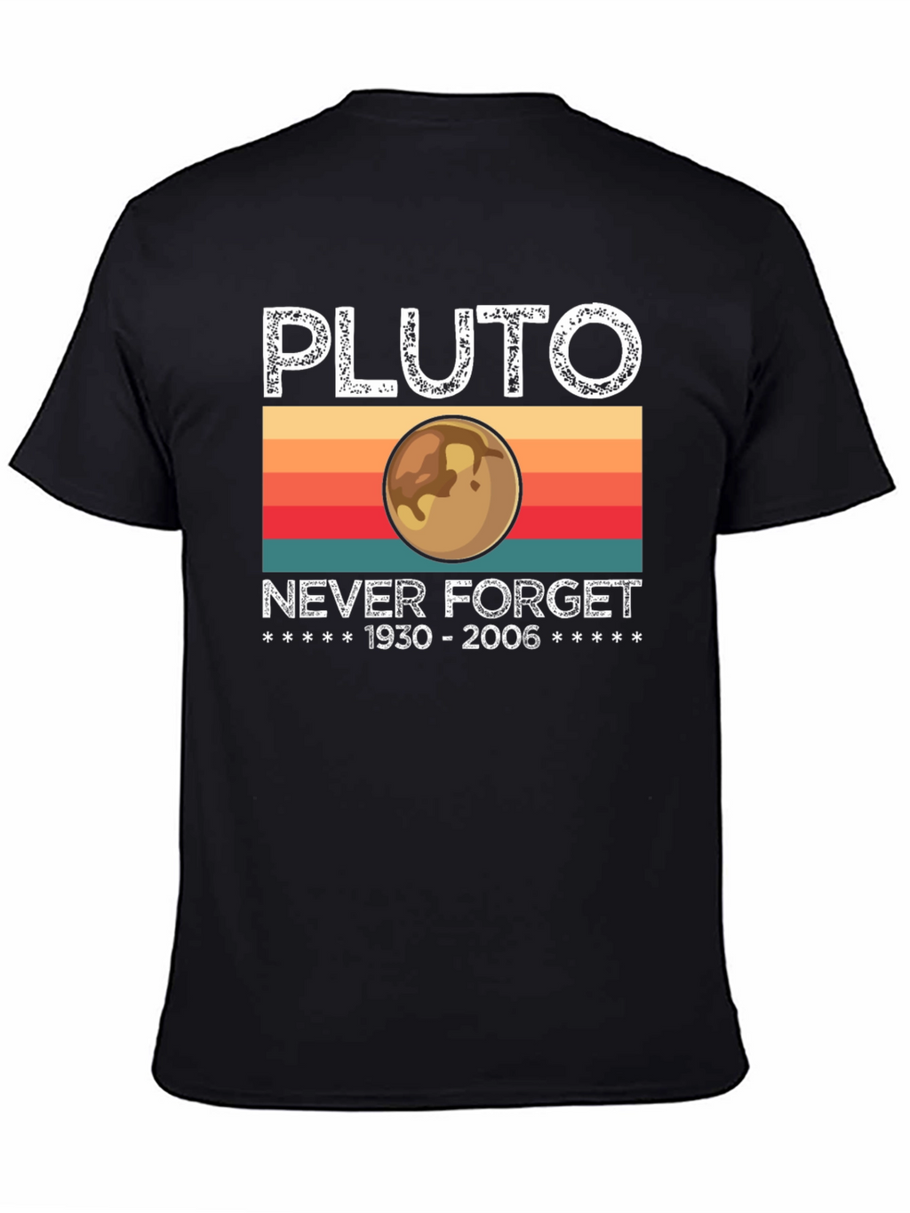 Pluto Never Forget T-Shirt - 1930-2006 Retro