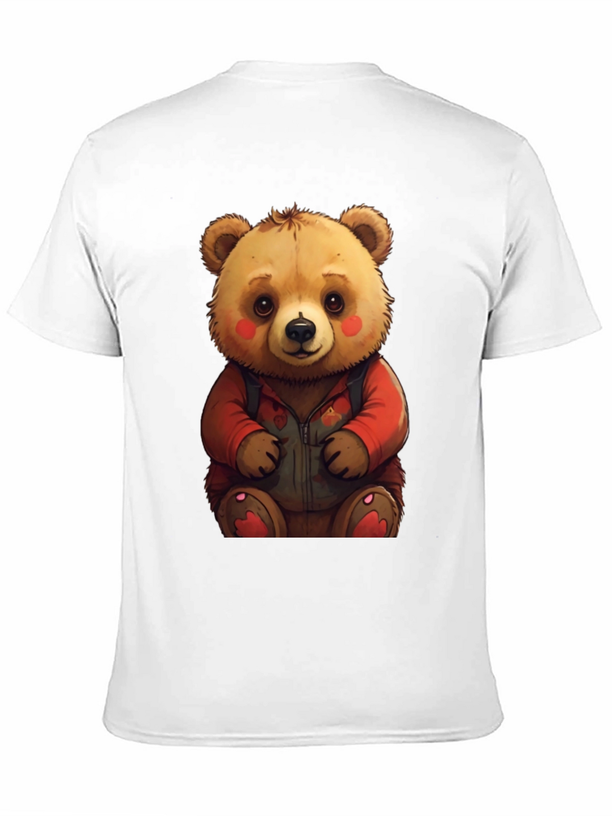 Cute Teddy Bear Graphic Tee - Soft & Comfy