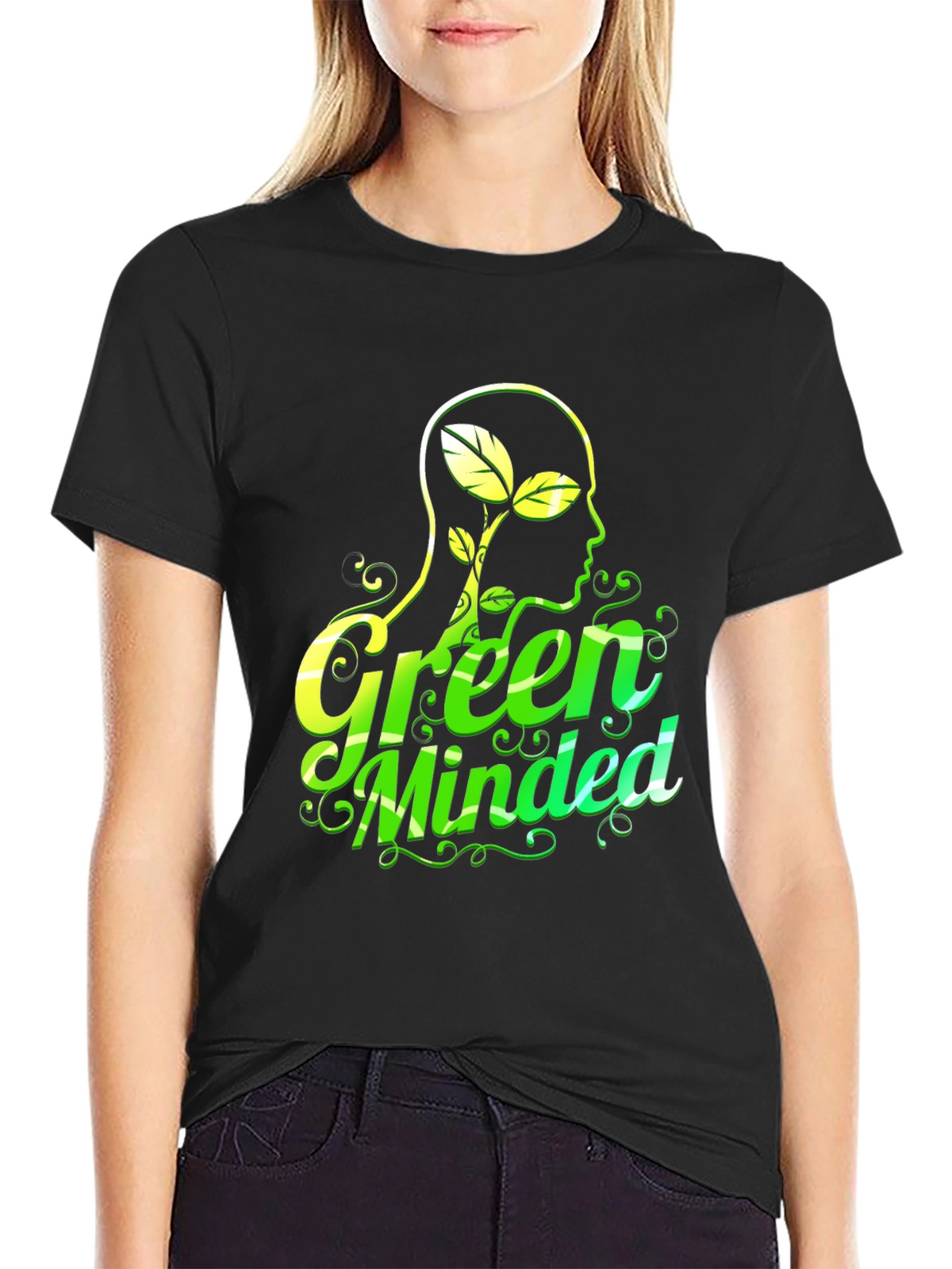 Eco-Conscious Graphic Tee - Green Minded
