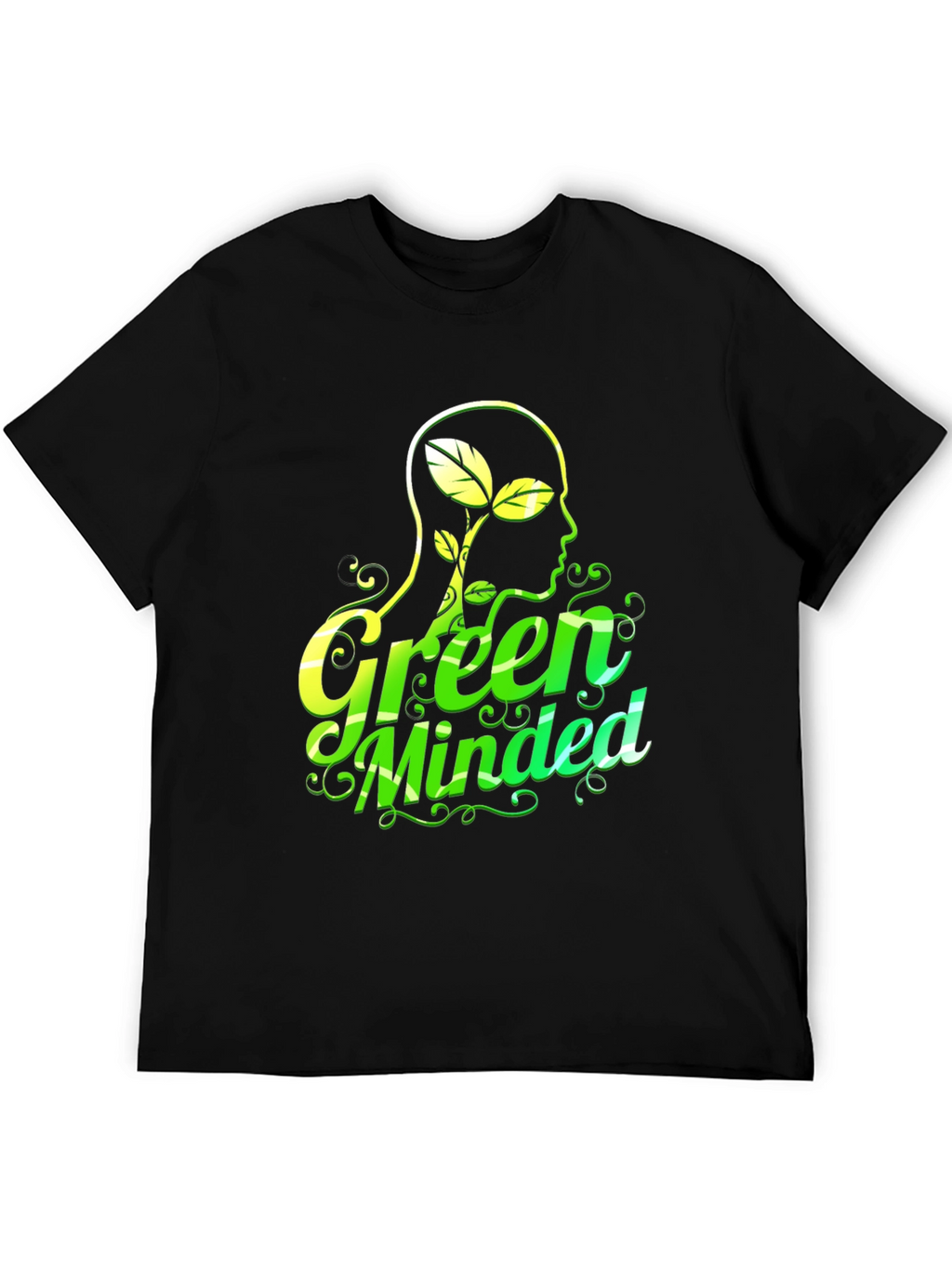 Eco-Conscious Graphic Tee - Green Minded