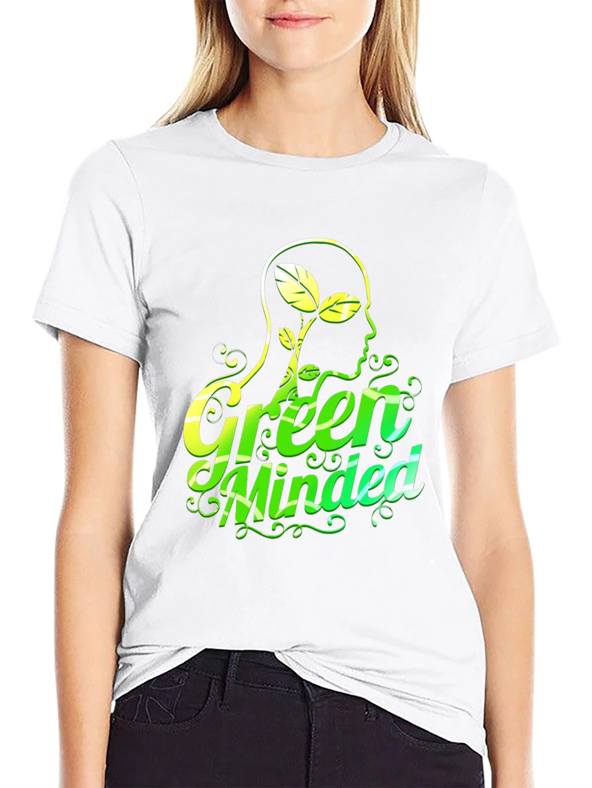 Eco-Conscious Graphic Tee - Green Minded