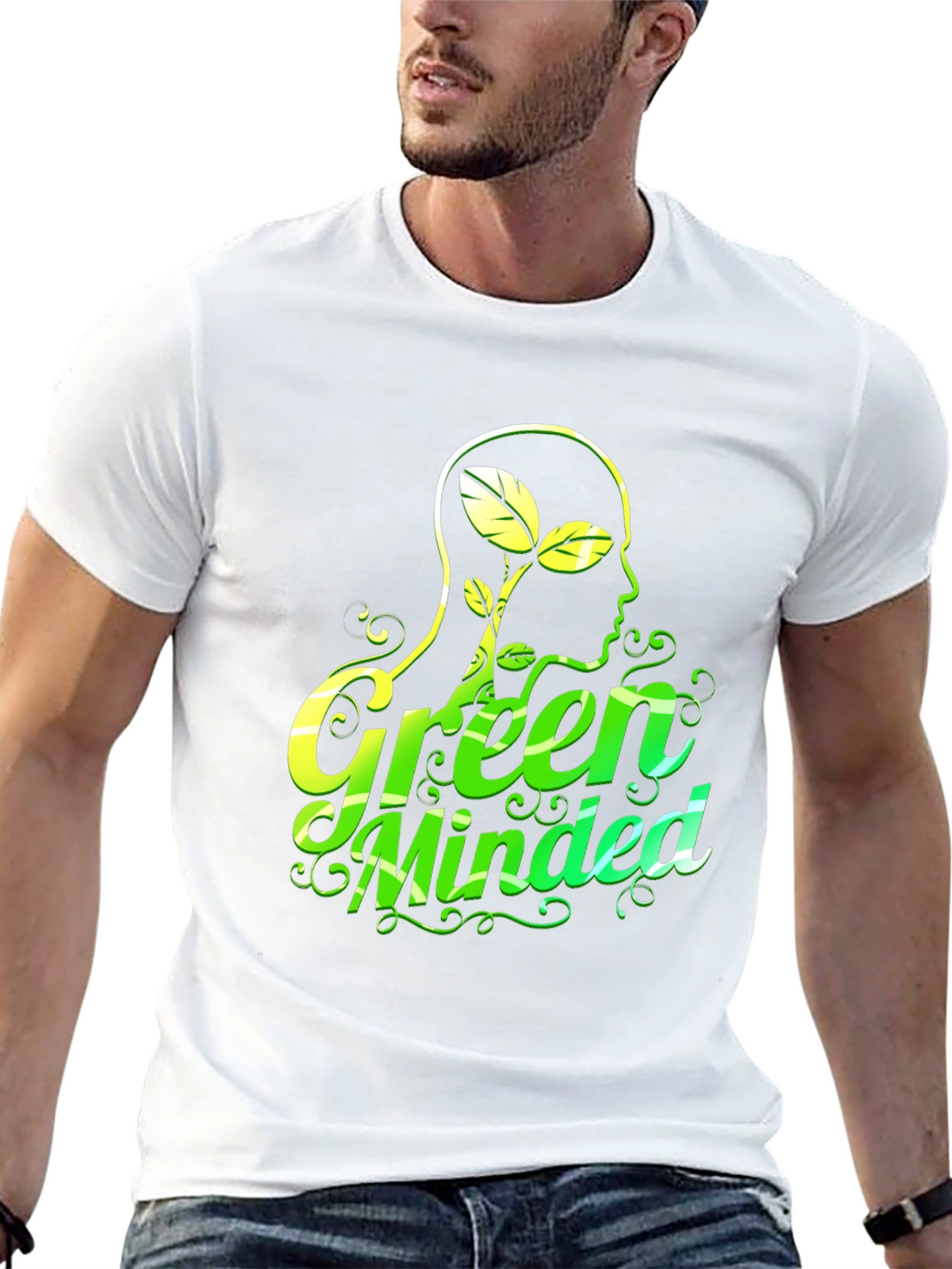 Eco-Conscious Graphic Tee - Green Minded