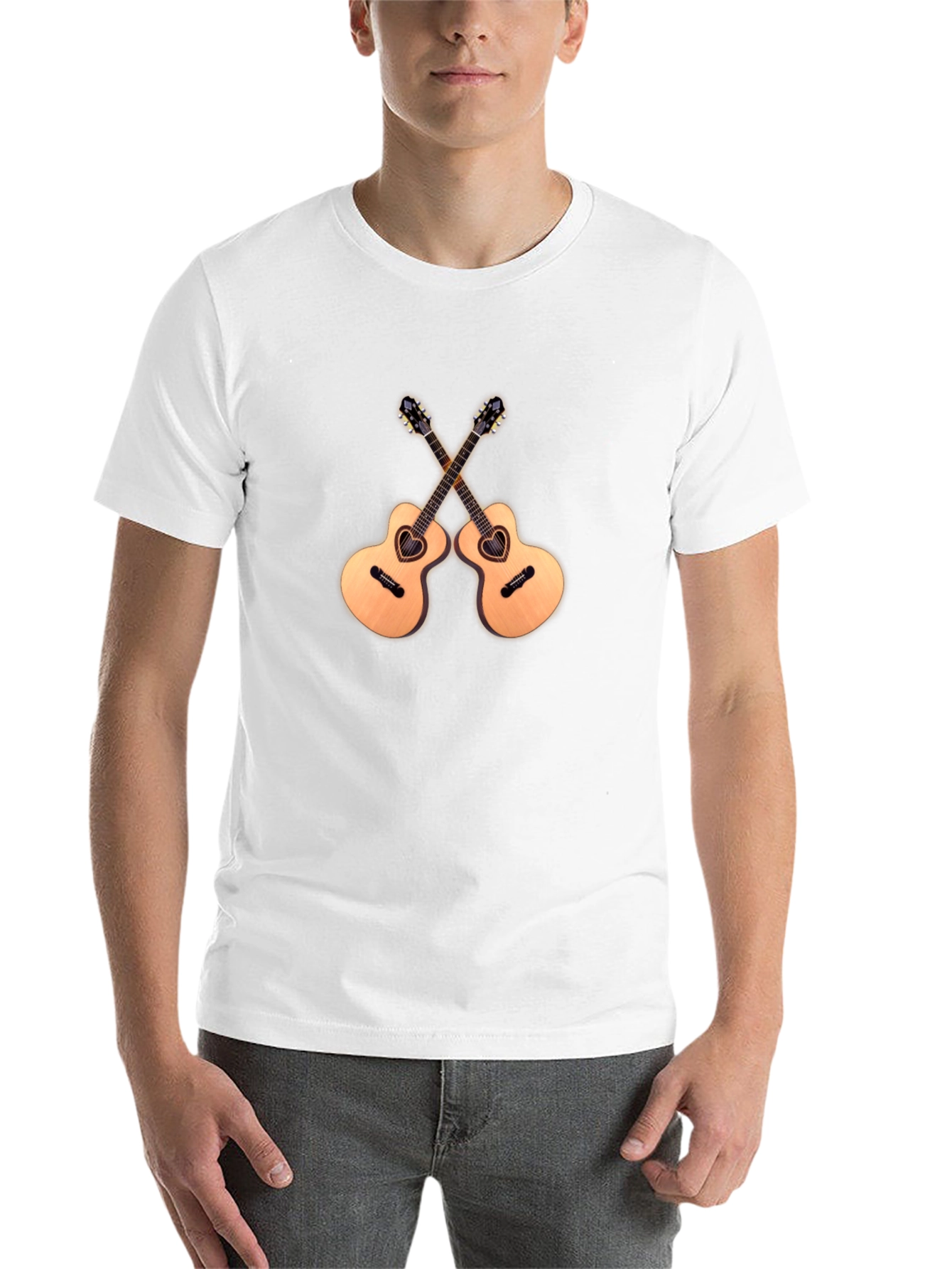 Guitar Heart T-Shirt - Music Lover Tee