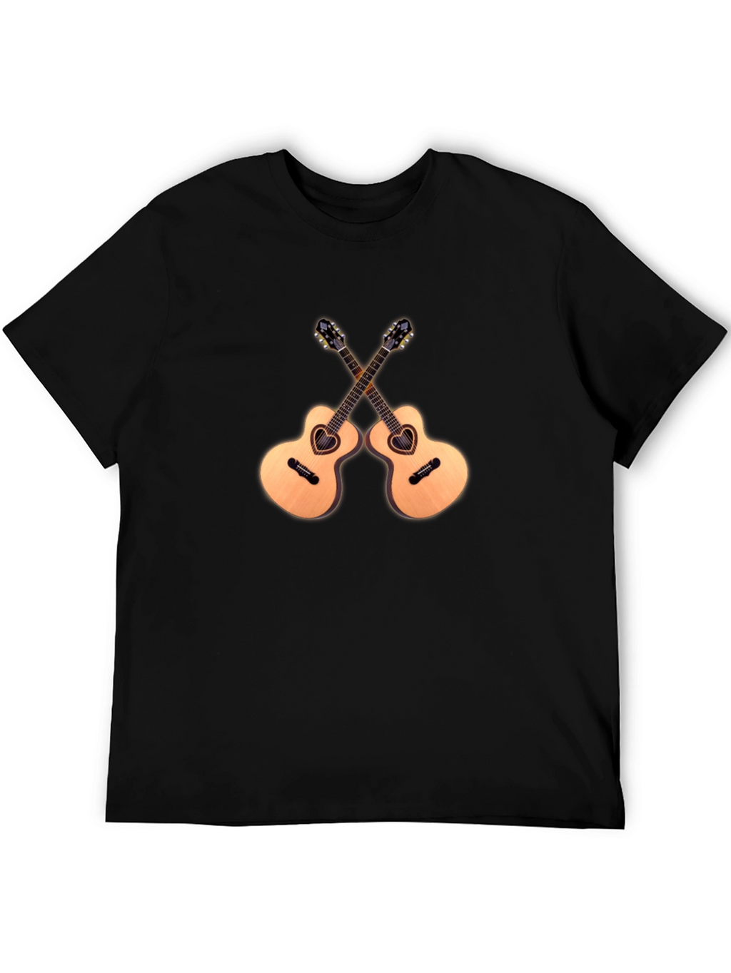 Guitar Heart T-Shirt - Music Lover Tee