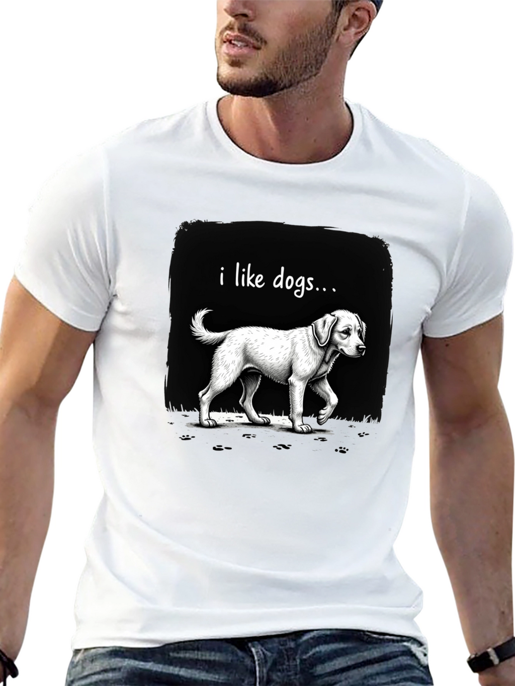 I Like Dogs Graphic T-Shirt