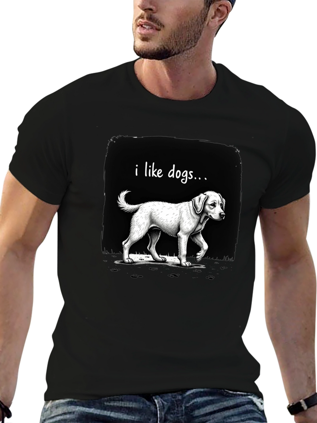 I Like Dogs Graphic T-Shirt
