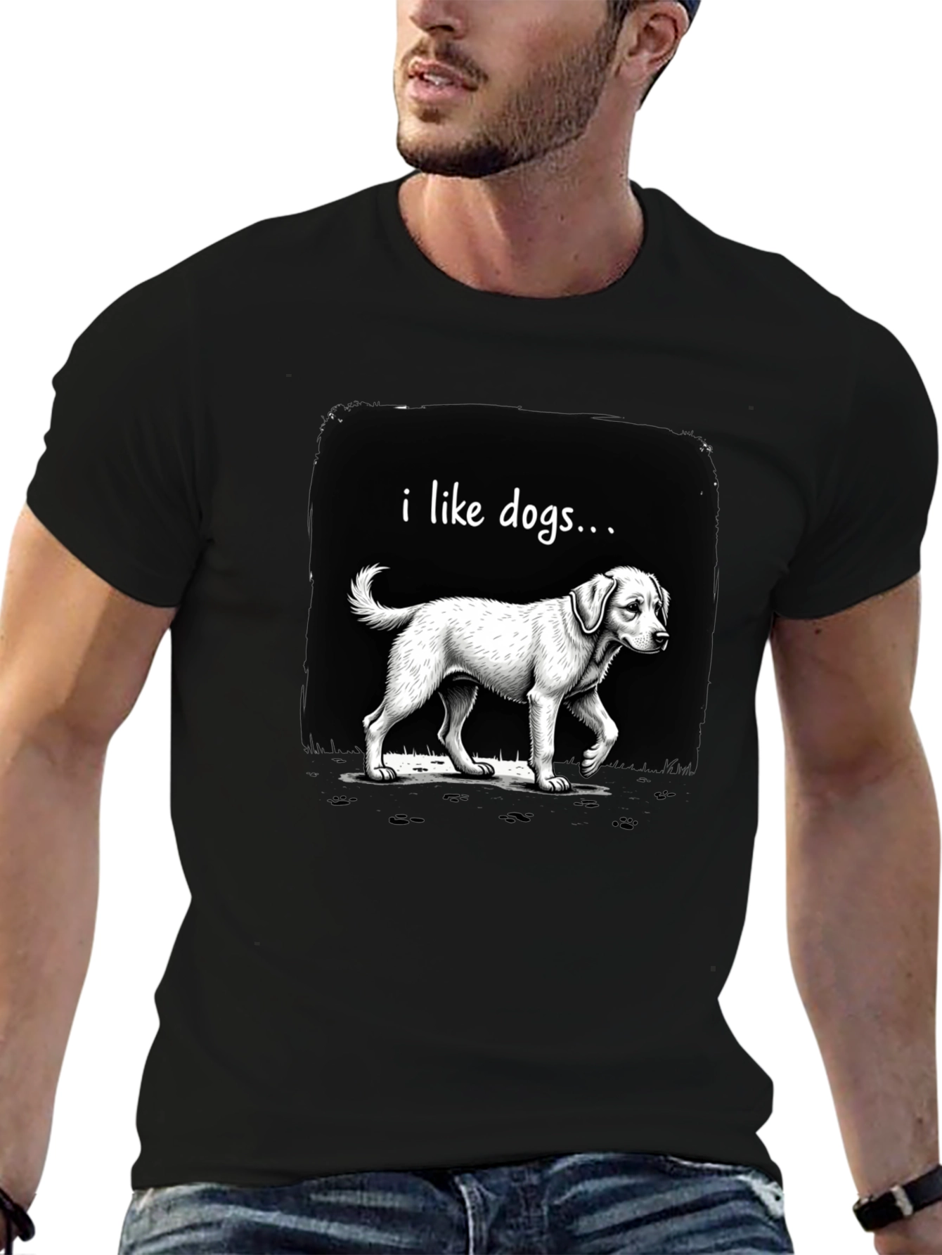 I Like Dogs Graphic T-Shirt